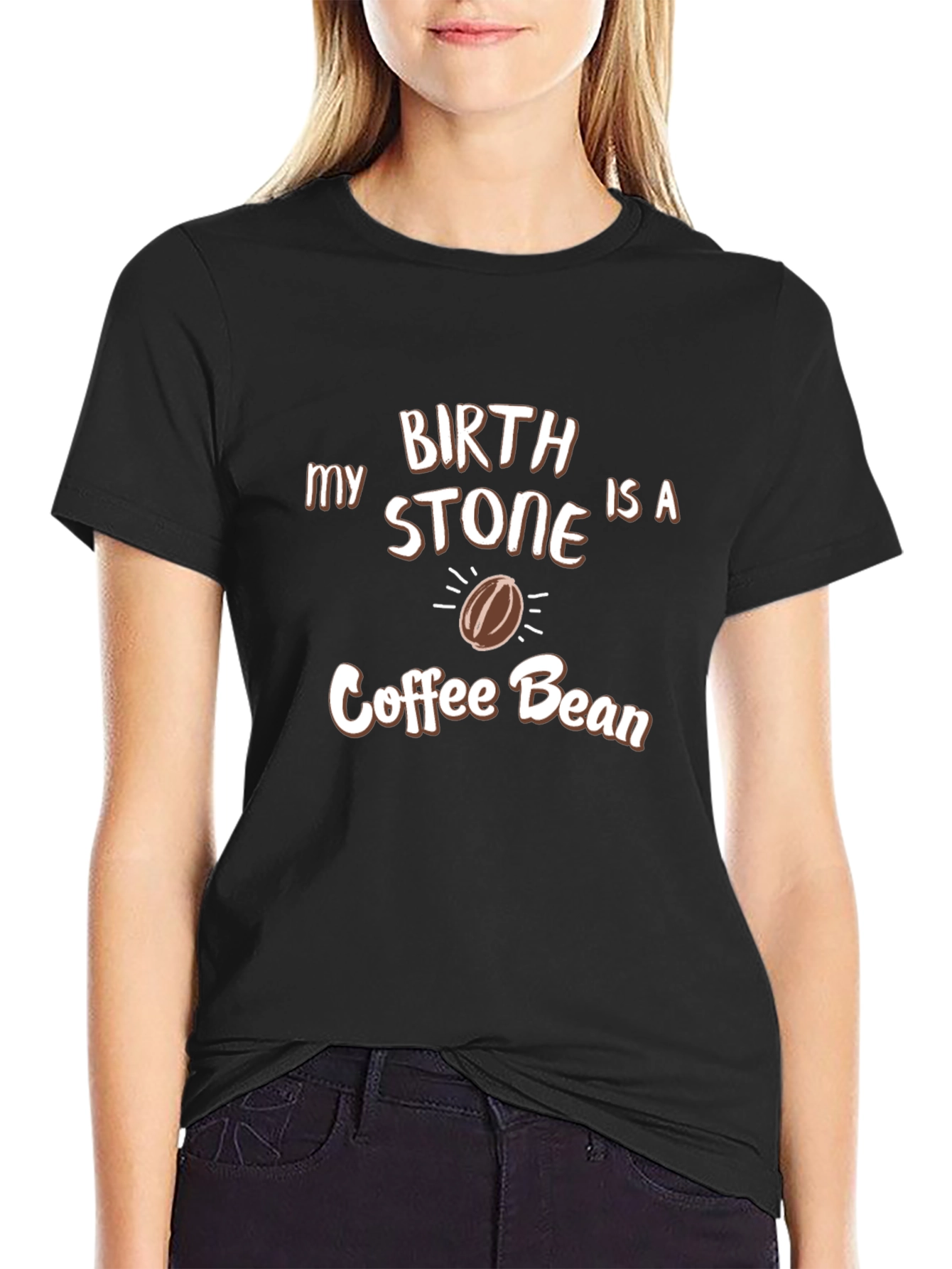 Coffee Bean Birthstone T-Shirt - Unisex Graphic Tee