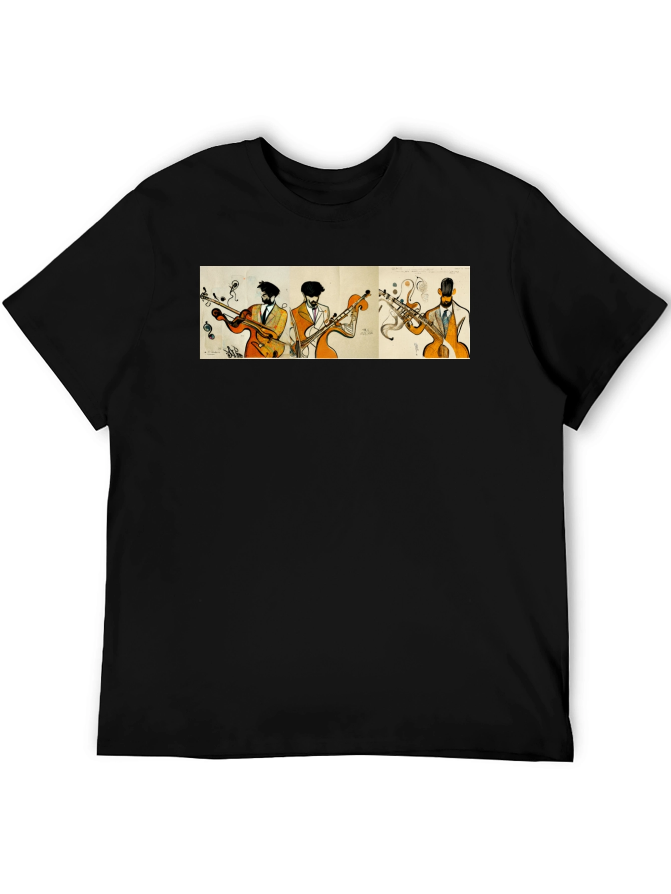 Jazz Quartet T-Shirt - Cool Musician Design