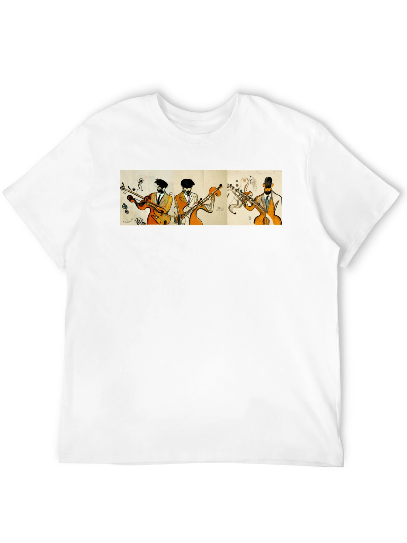 Jazz Quartet T-Shirt - Cool Musician Design