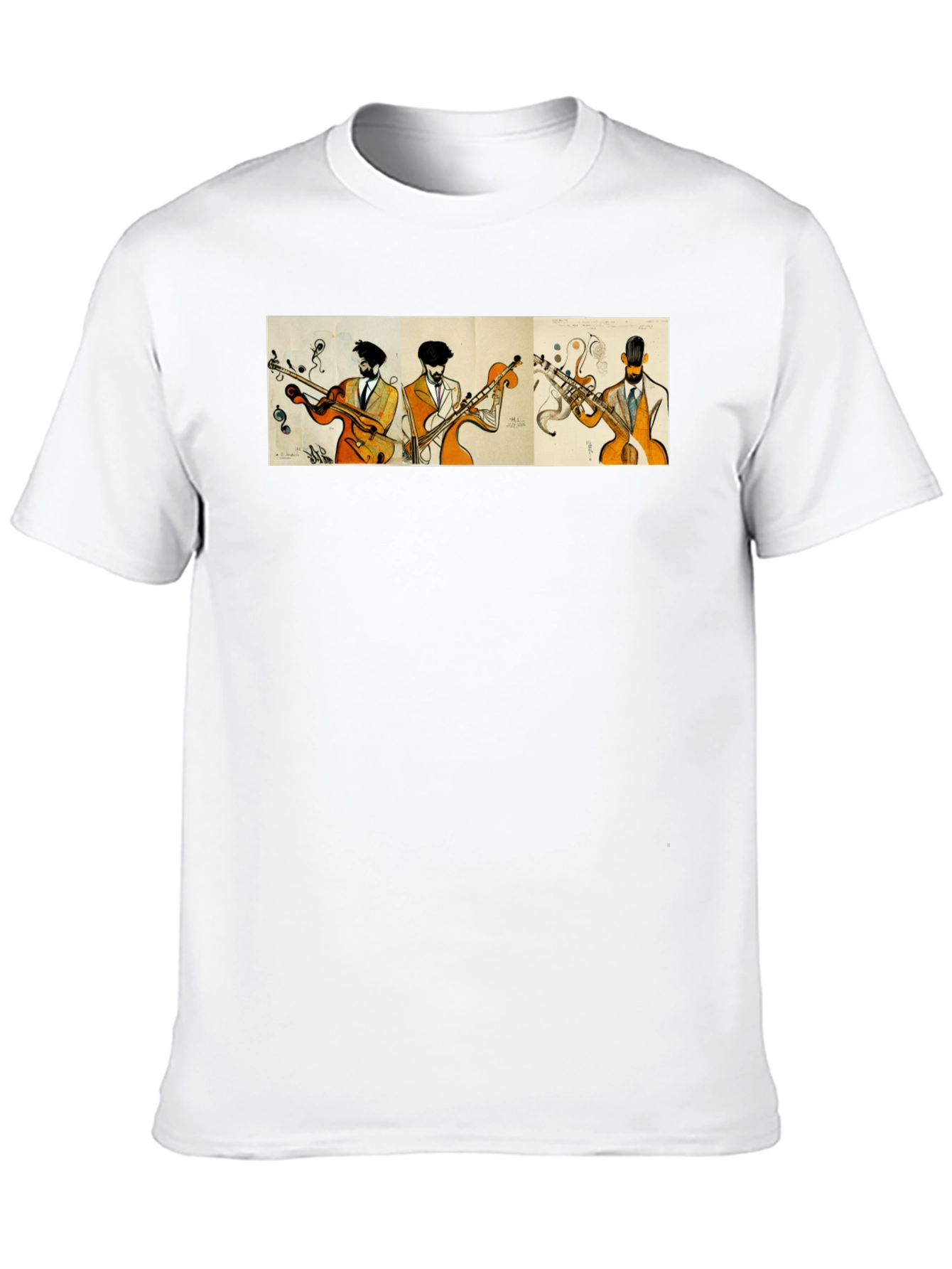 Jazz Quartet T-Shirt - Cool Musician Design