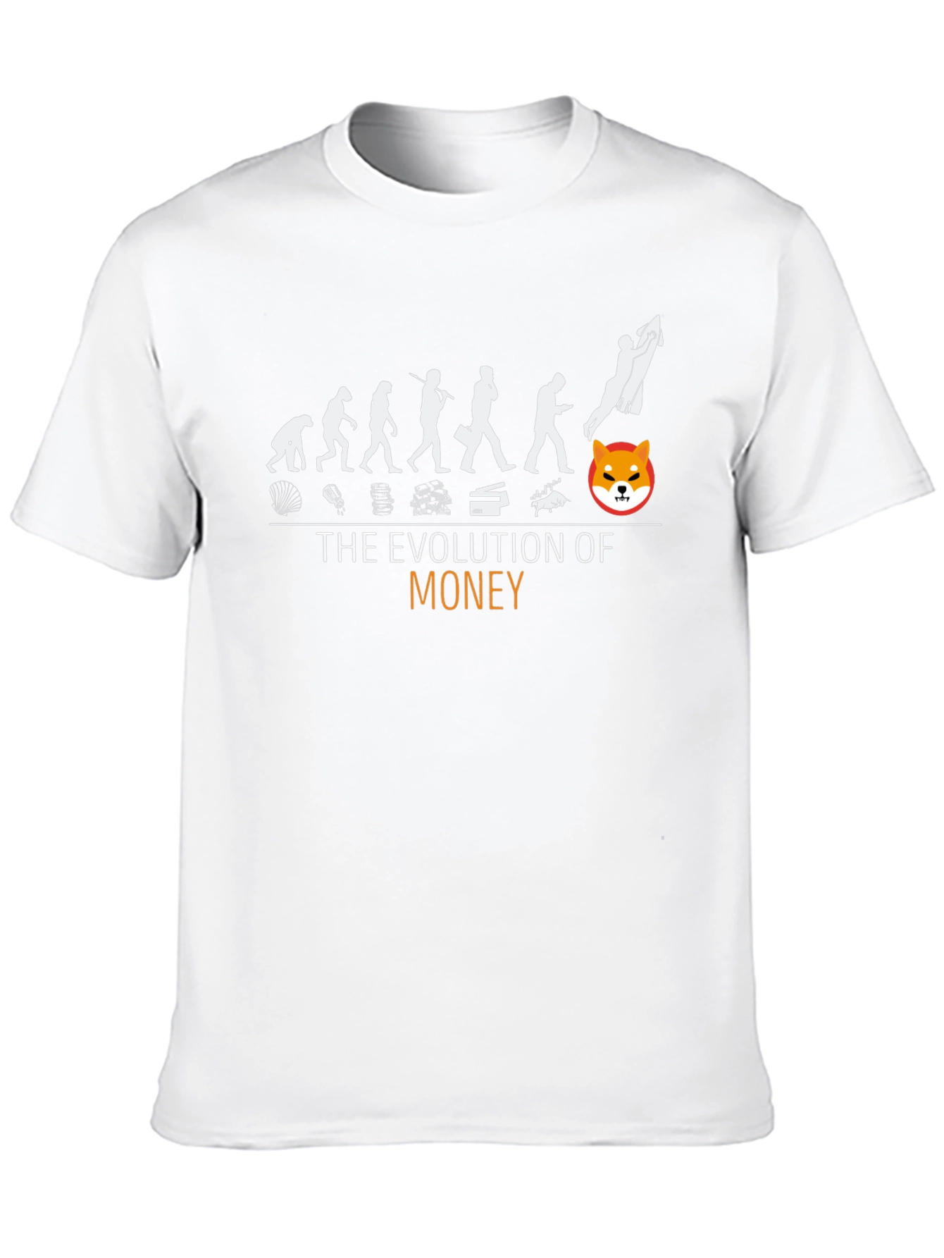 Evolution of Money Shiba Inu T-Shirt