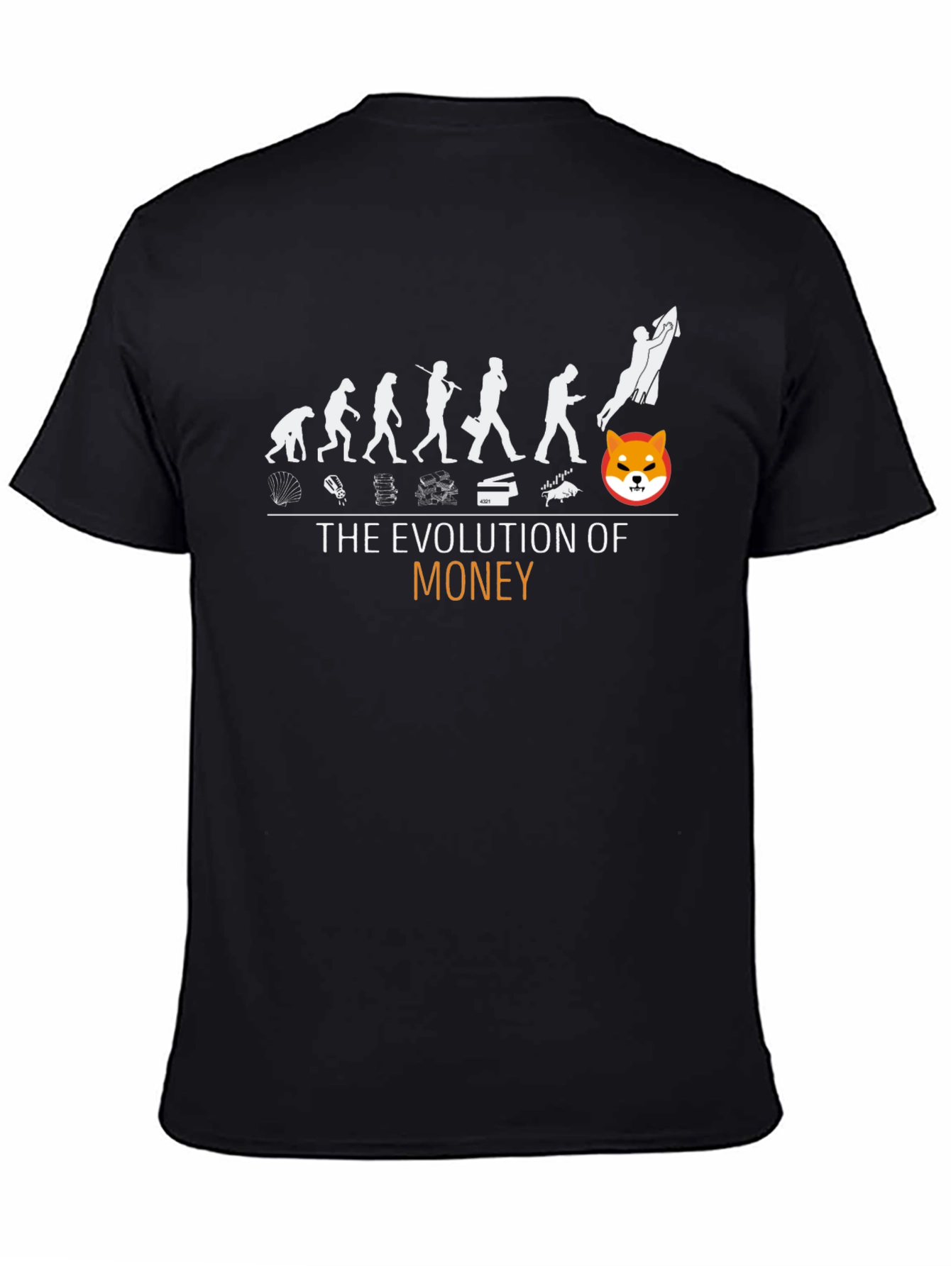 Evolution of Money Shiba Inu T-Shirt