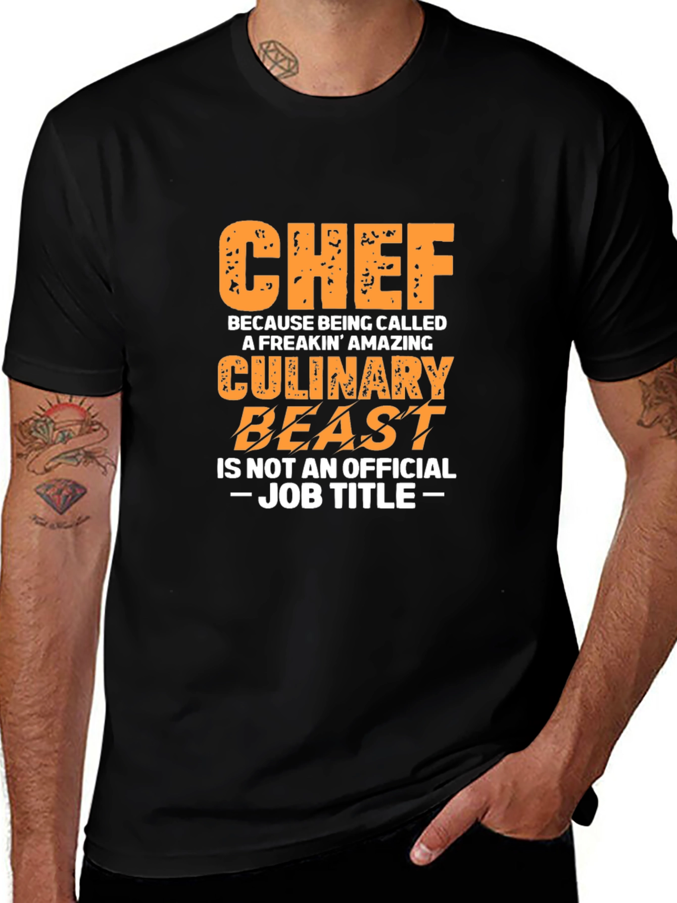 Chef Culinary Beast Graphic T-Shirt