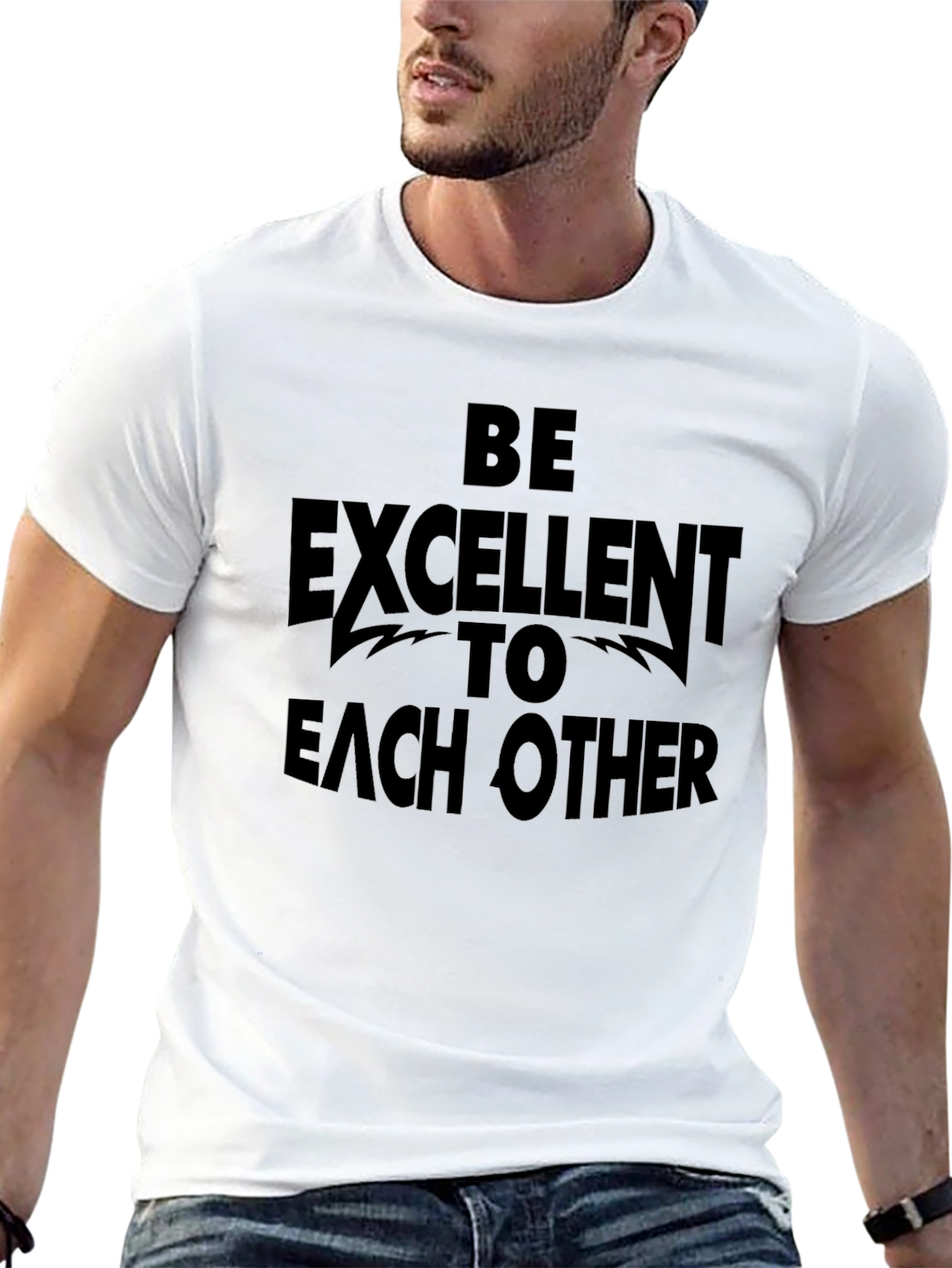 Be Excellent To Each Other Black T-Shirt