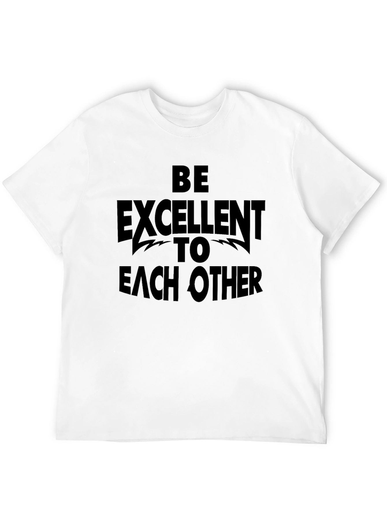 Be Excellent To Each Other Black T-Shirt
