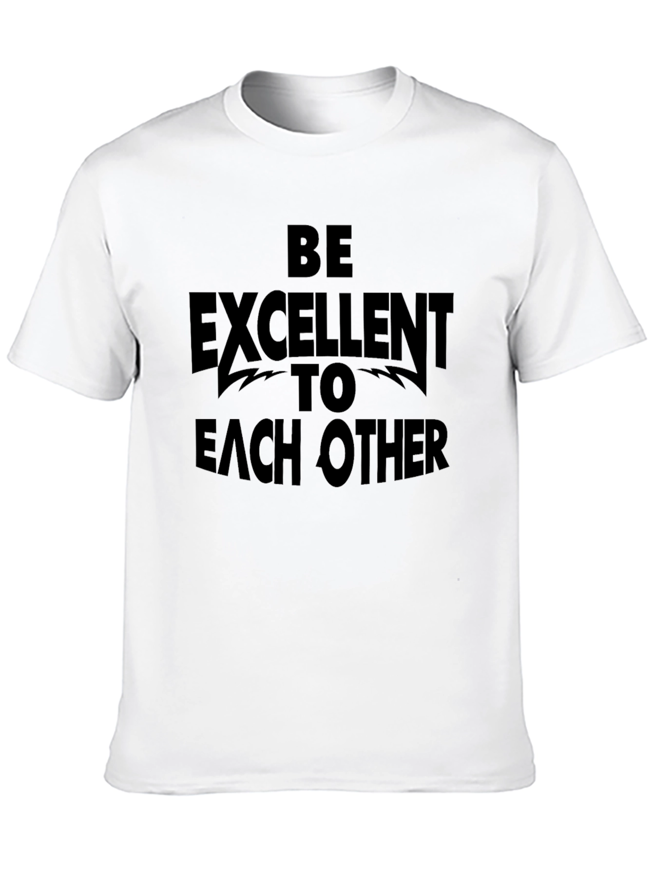 Be Excellent To Each Other Black T-Shirt