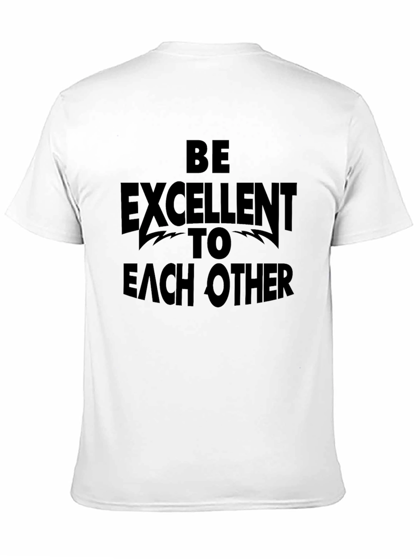 Be Excellent To Each Other Black T-Shirt