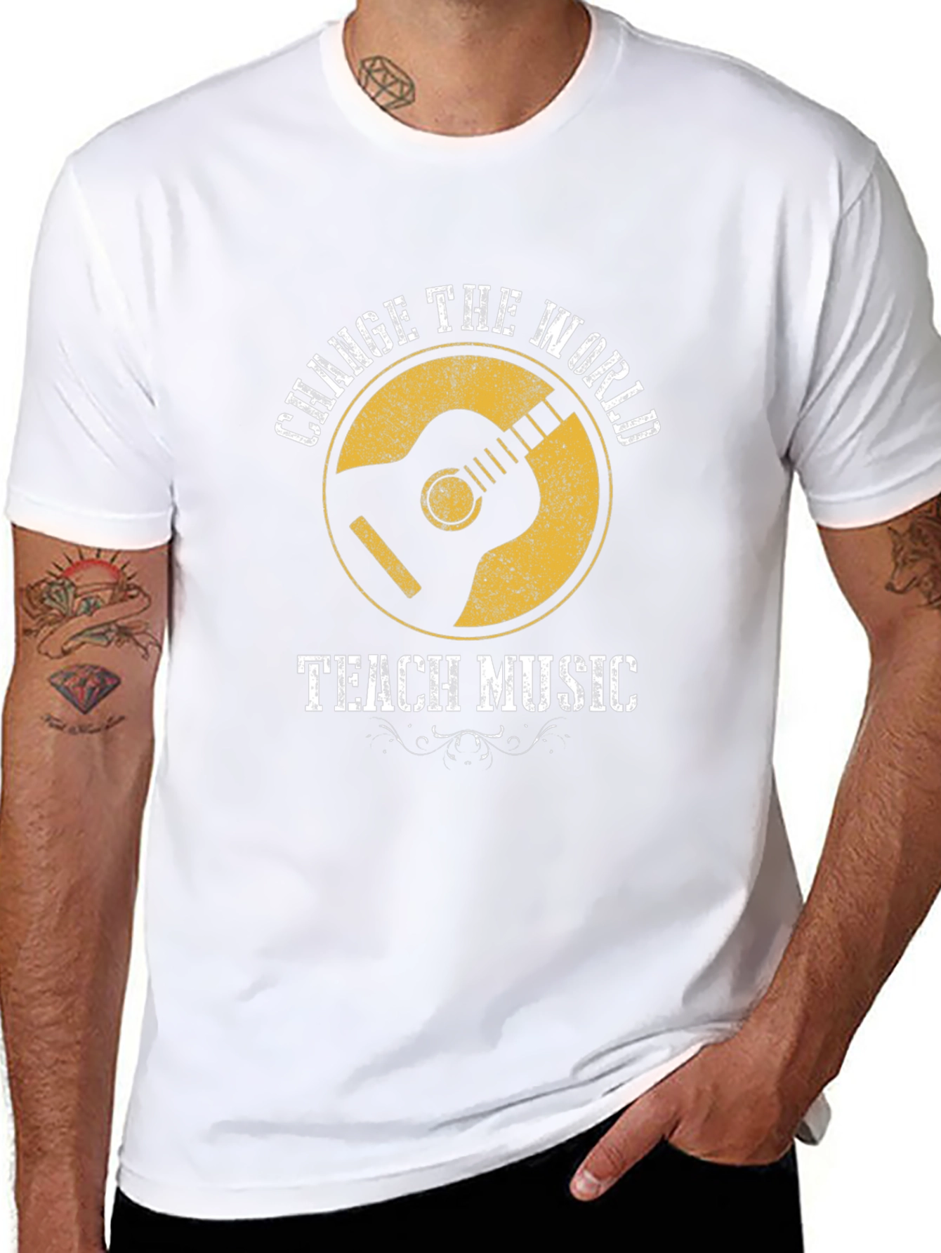 Change The World Teach Music T-Shirt
