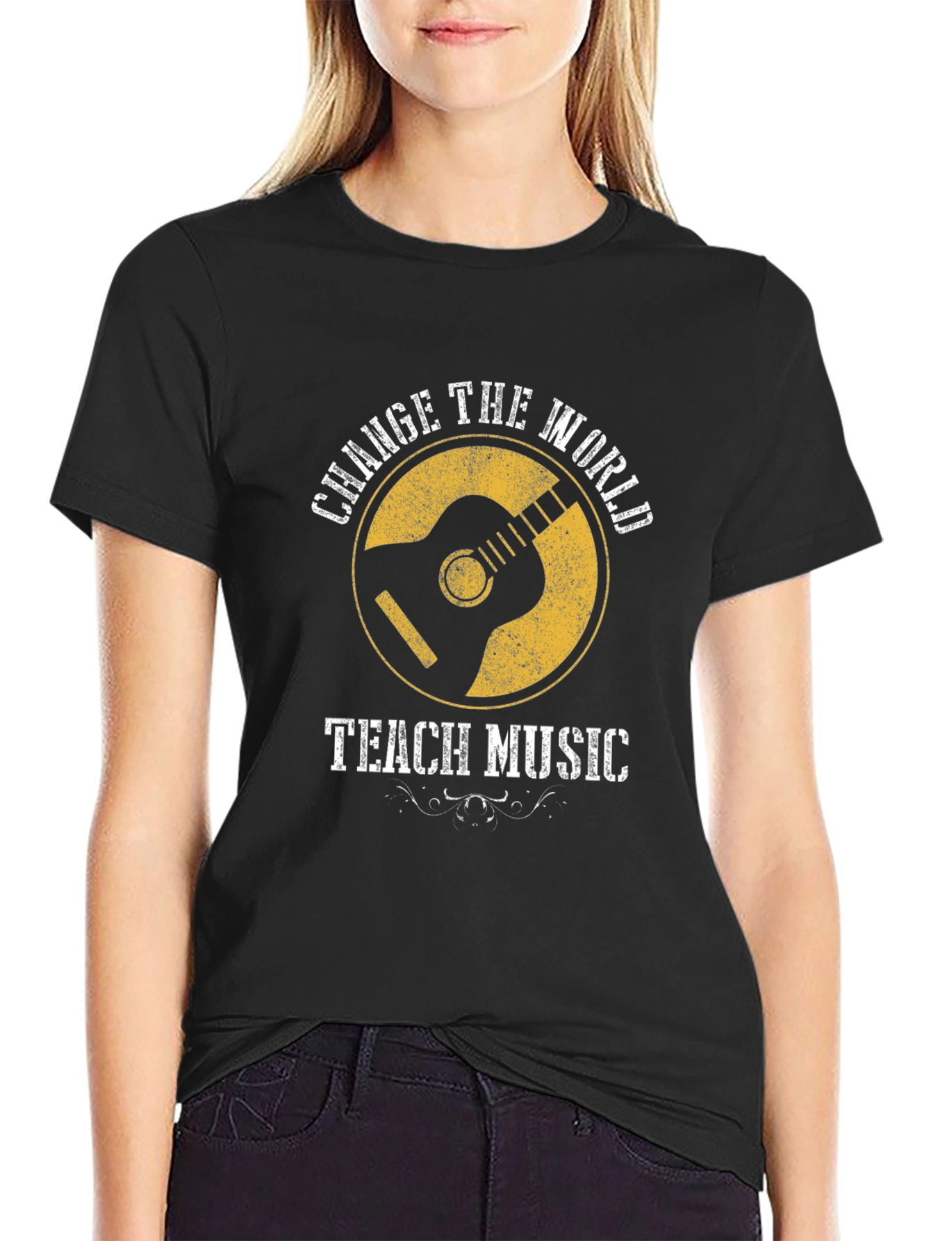 Change The World Teach Music T-Shirt