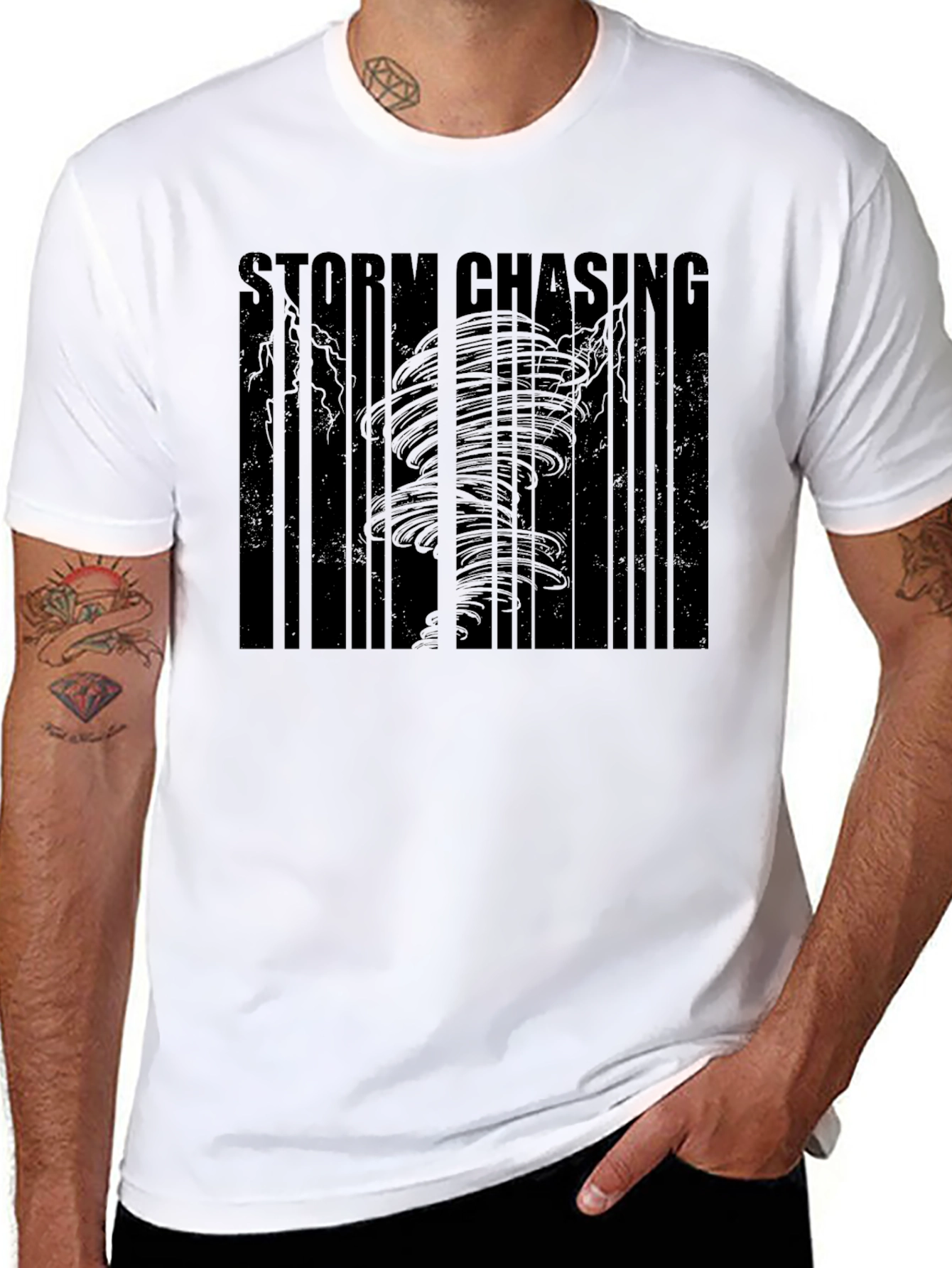 Storm Chasing Graphic T-Shirt - Weather Enthusiast Apparel
