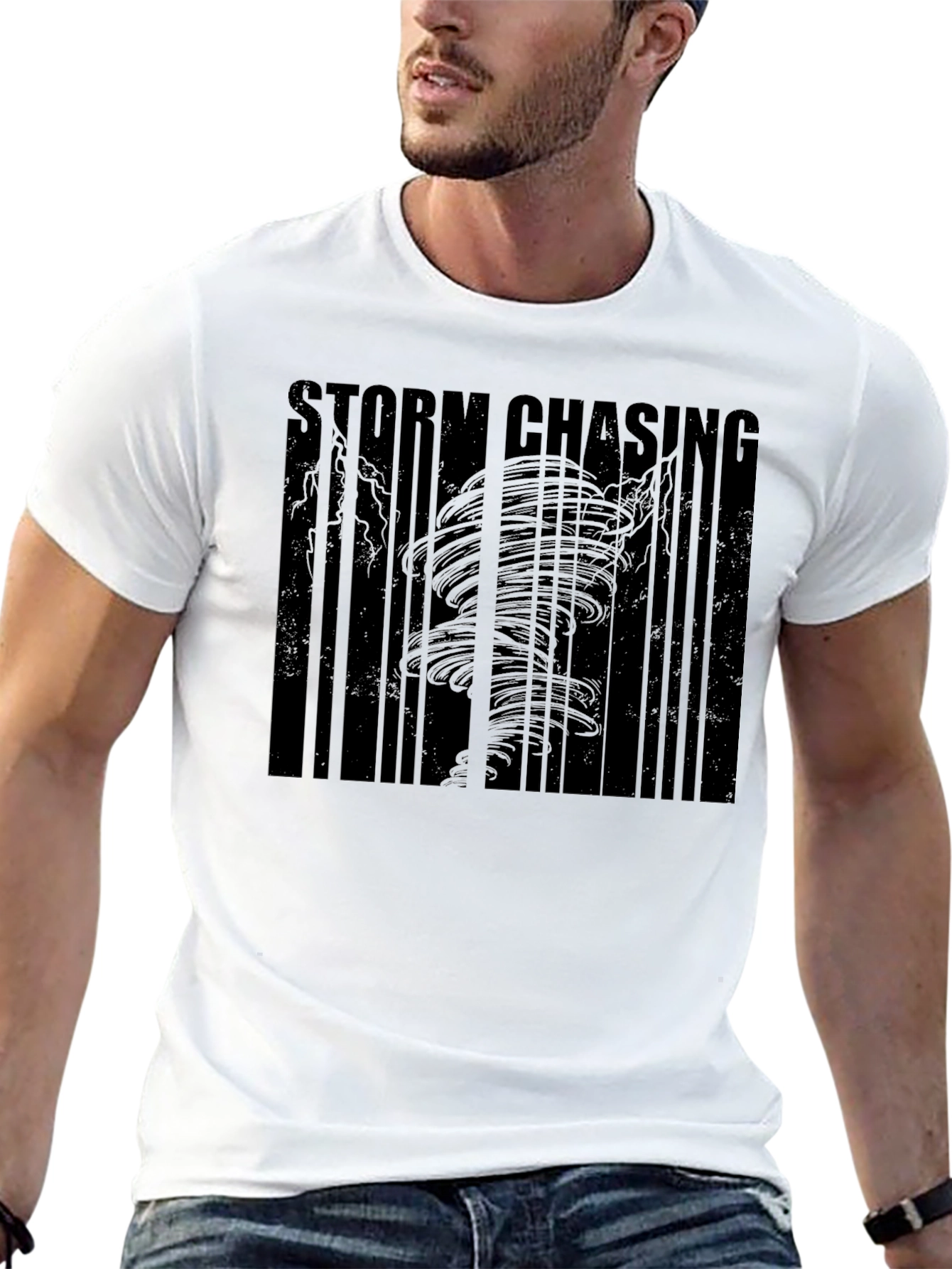 Storm Chasing Graphic T-Shirt - Weather Enthusiast Apparel