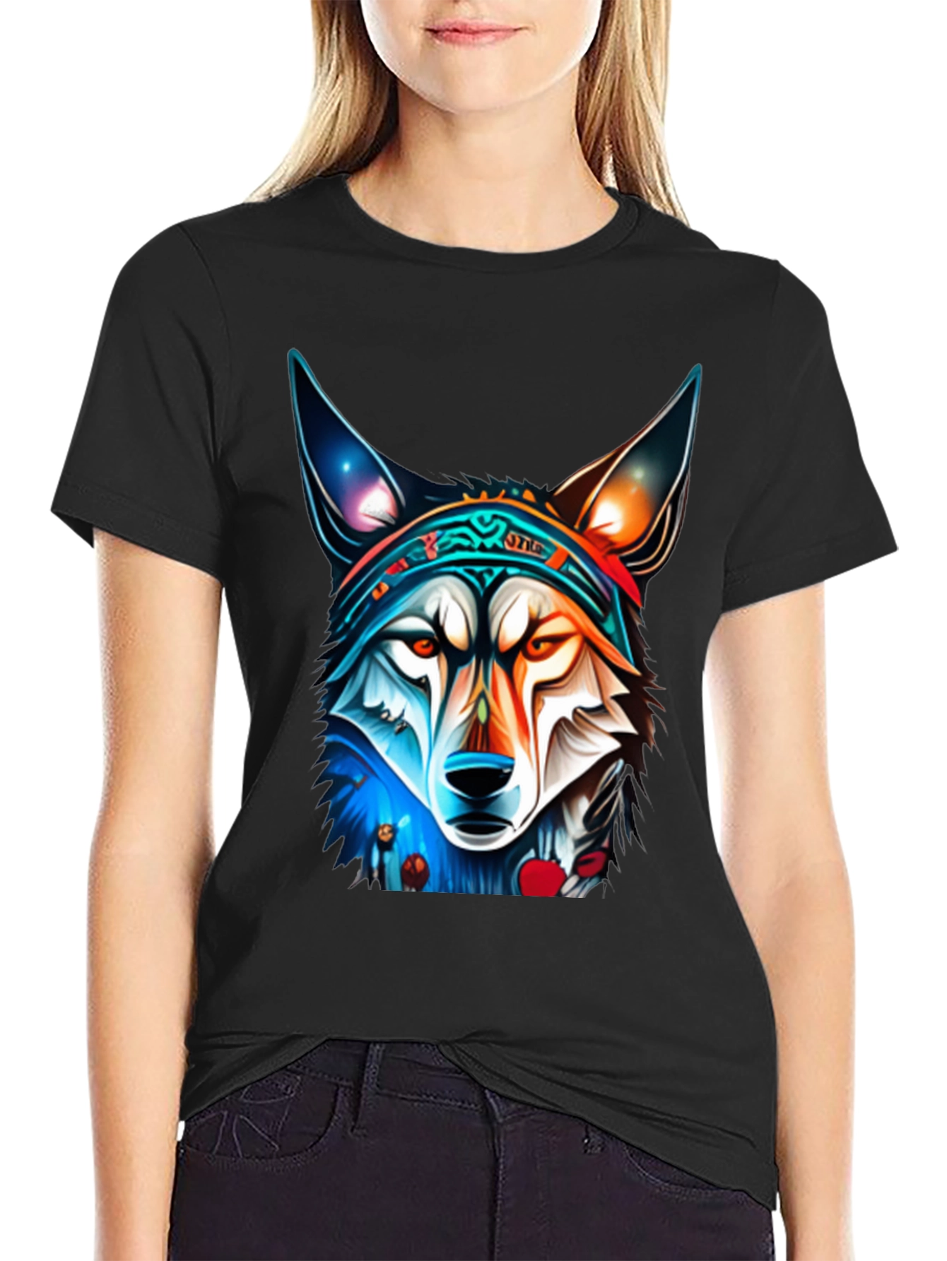 Wolf Graphic Tee - Cool Animal Design