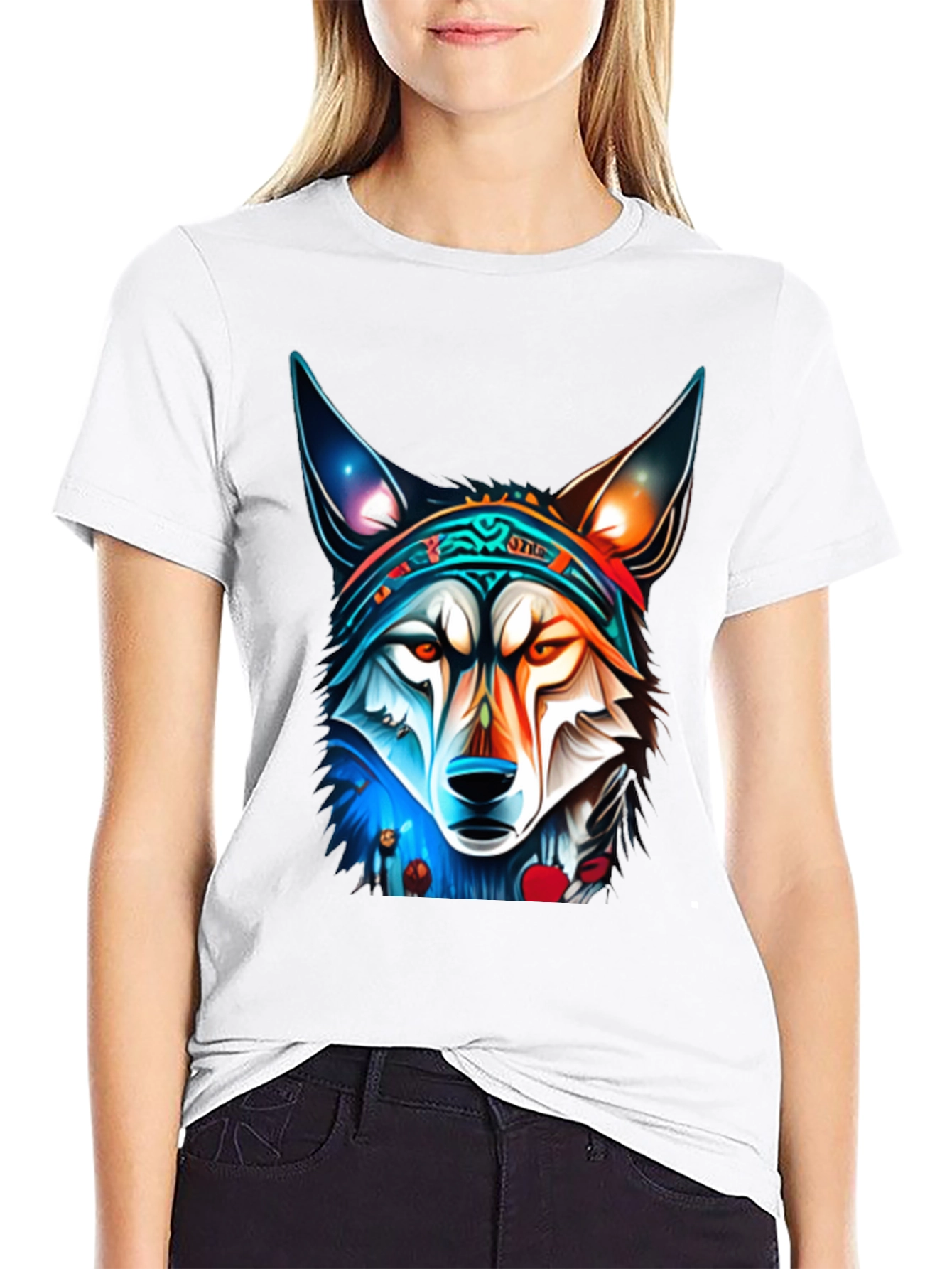 Wolf Graphic Tee - Cool Animal Design