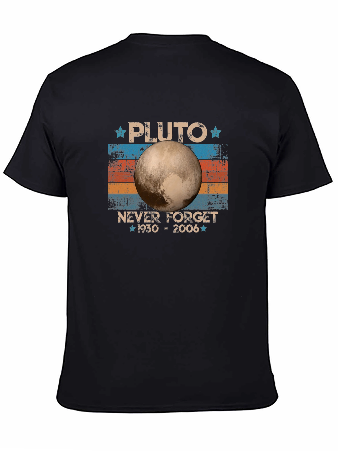 Pluto Never Forget 1930-2006 Graphic T-Shirt
