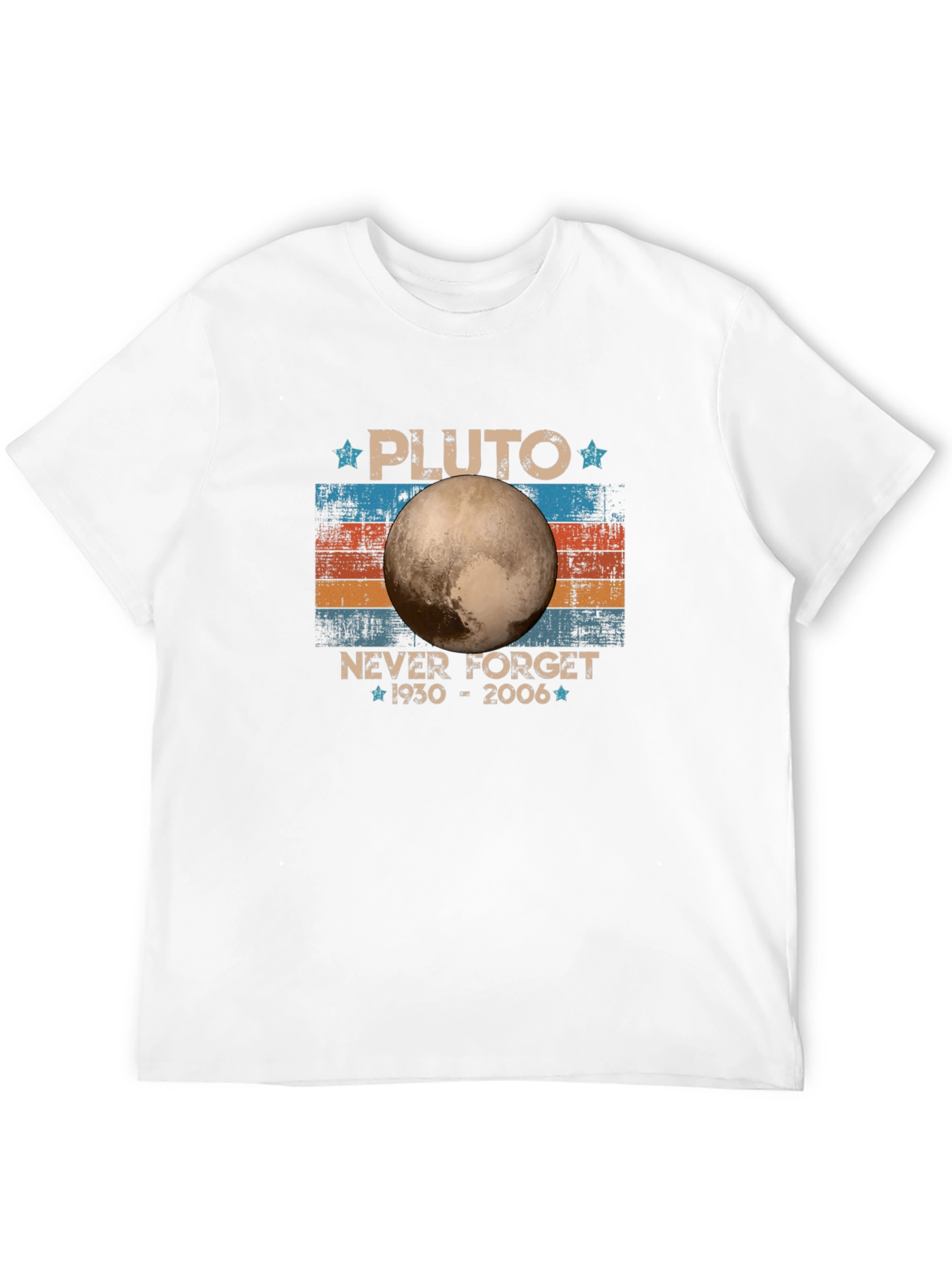 Pluto Never Forget 1930-2006 Graphic T-Shirt