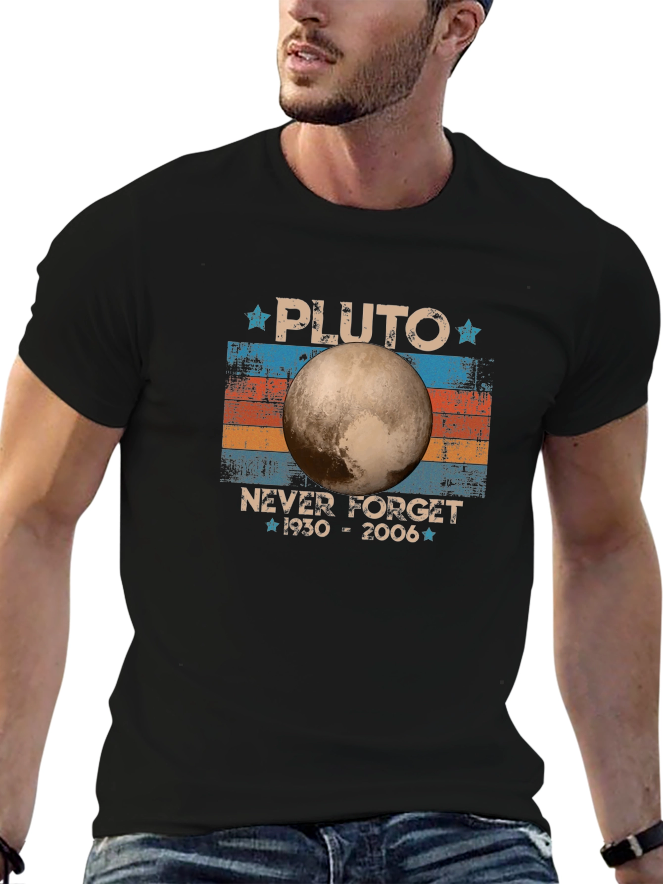 Pluto Never Forget 1930-2006 Graphic T-Shirt