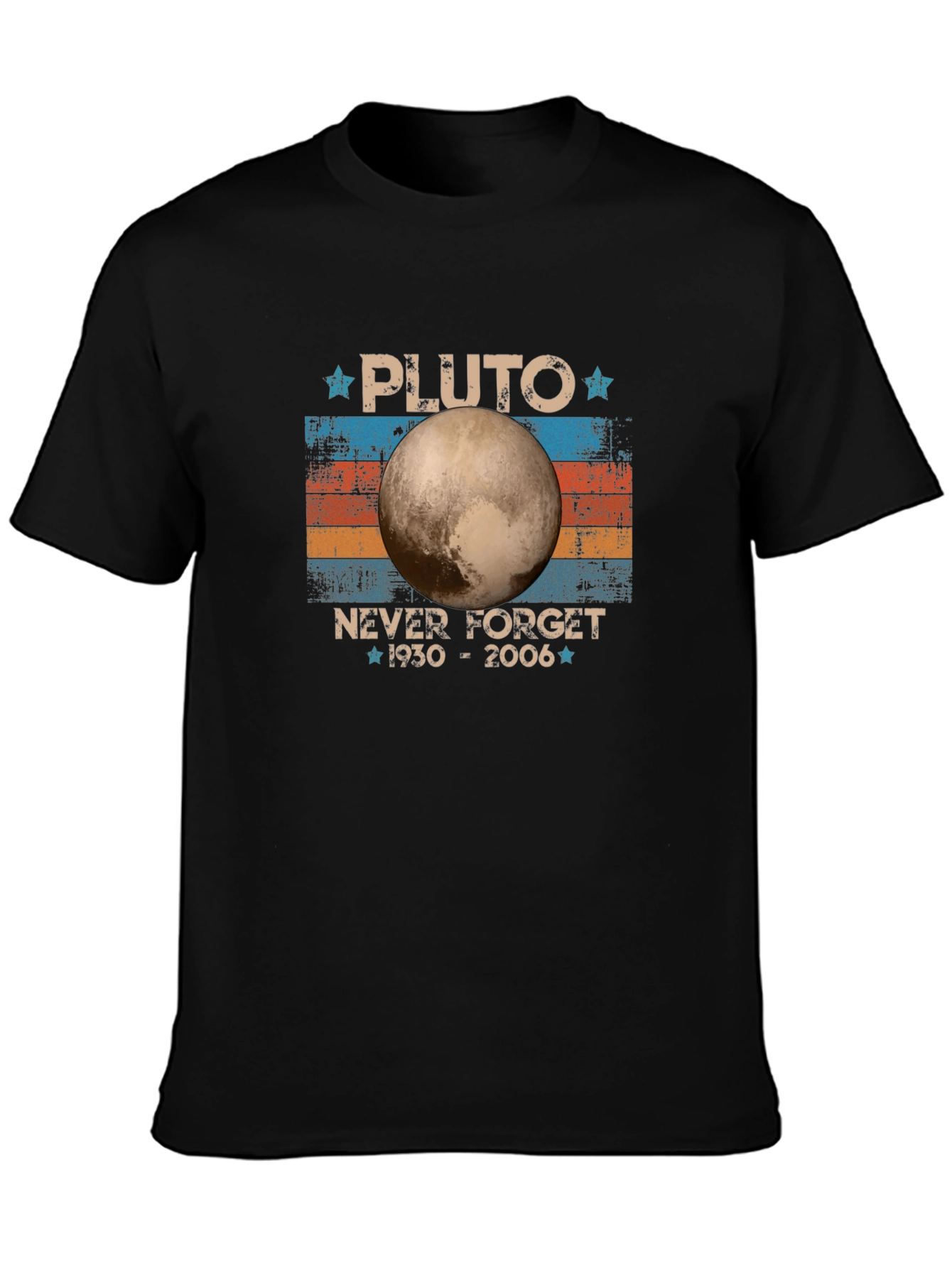 Pluto Never Forget 1930-2006 Graphic T-Shirt