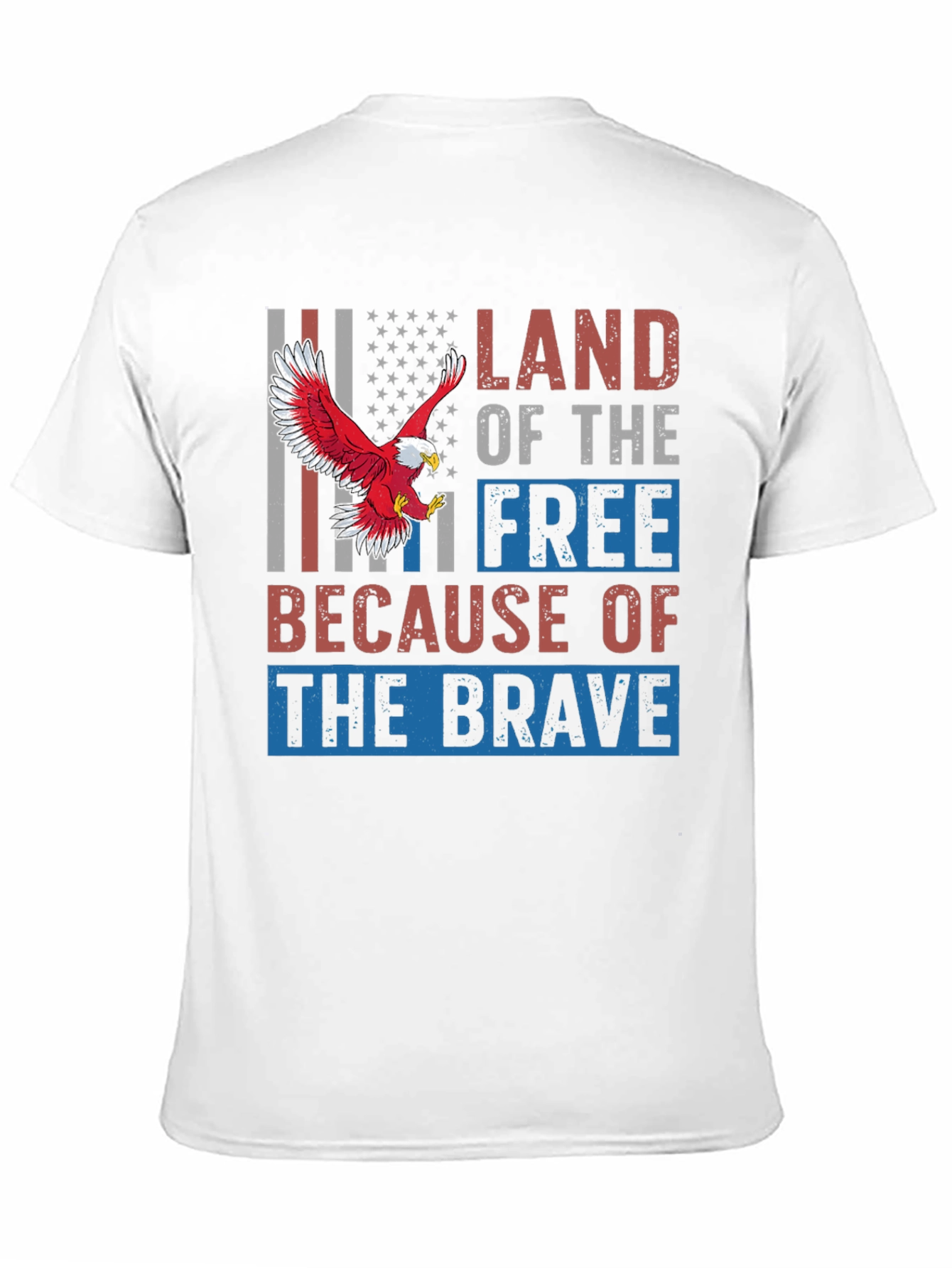 Land of the Free Patriotic Eagle T-Shirt