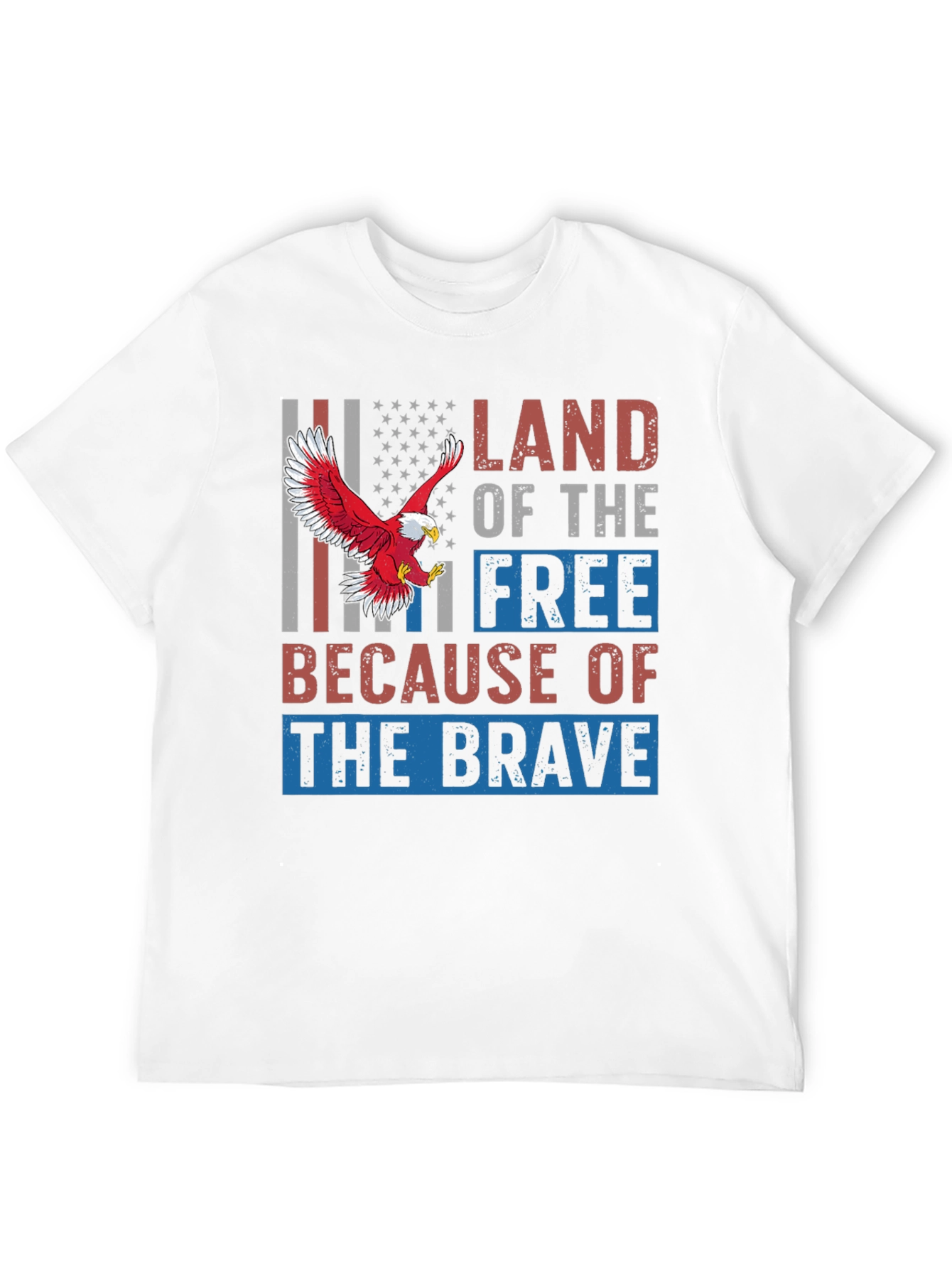 Land of the Free Patriotic Eagle T-Shirt