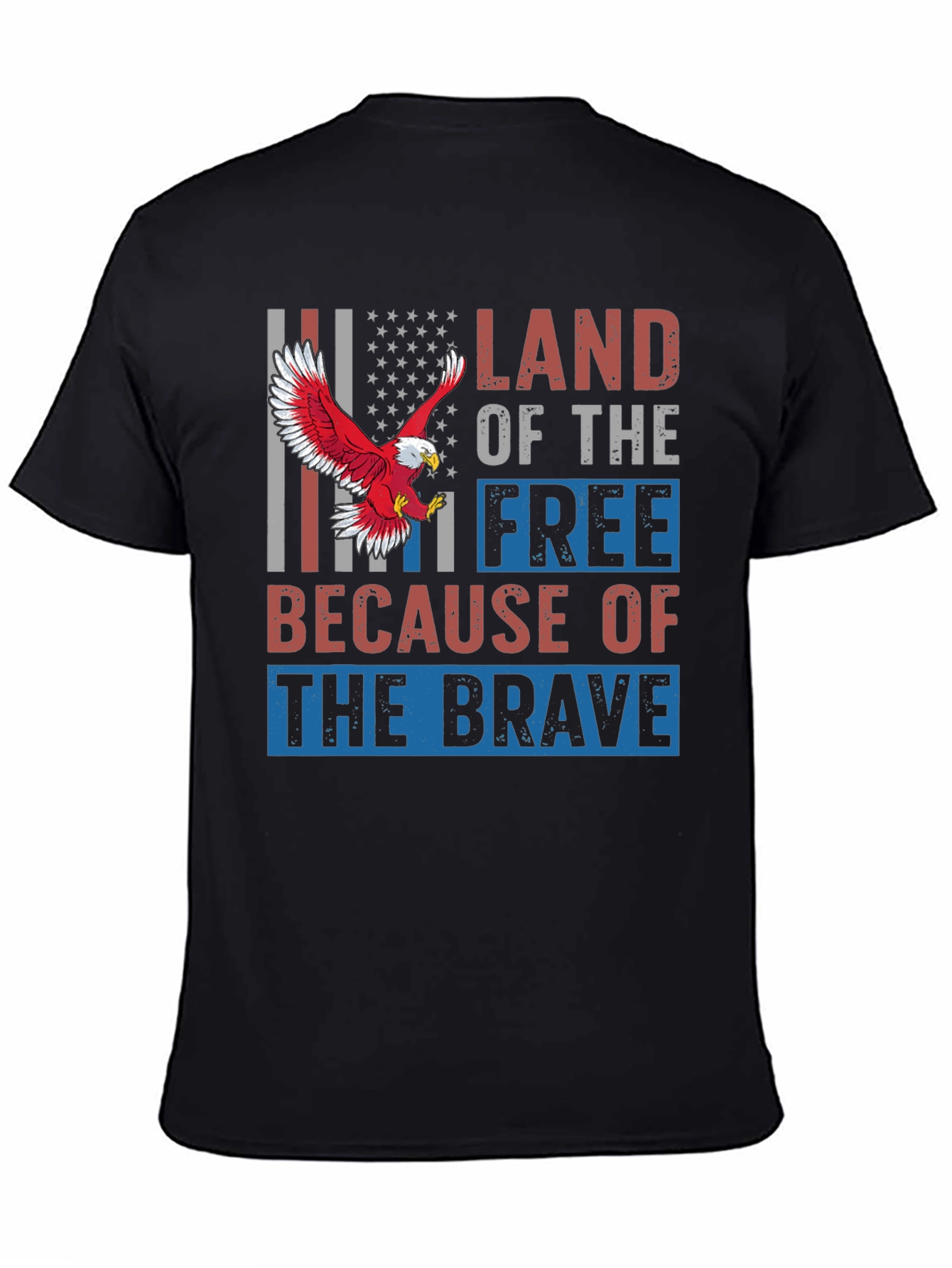 Land of the Free Patriotic Eagle T-Shirt