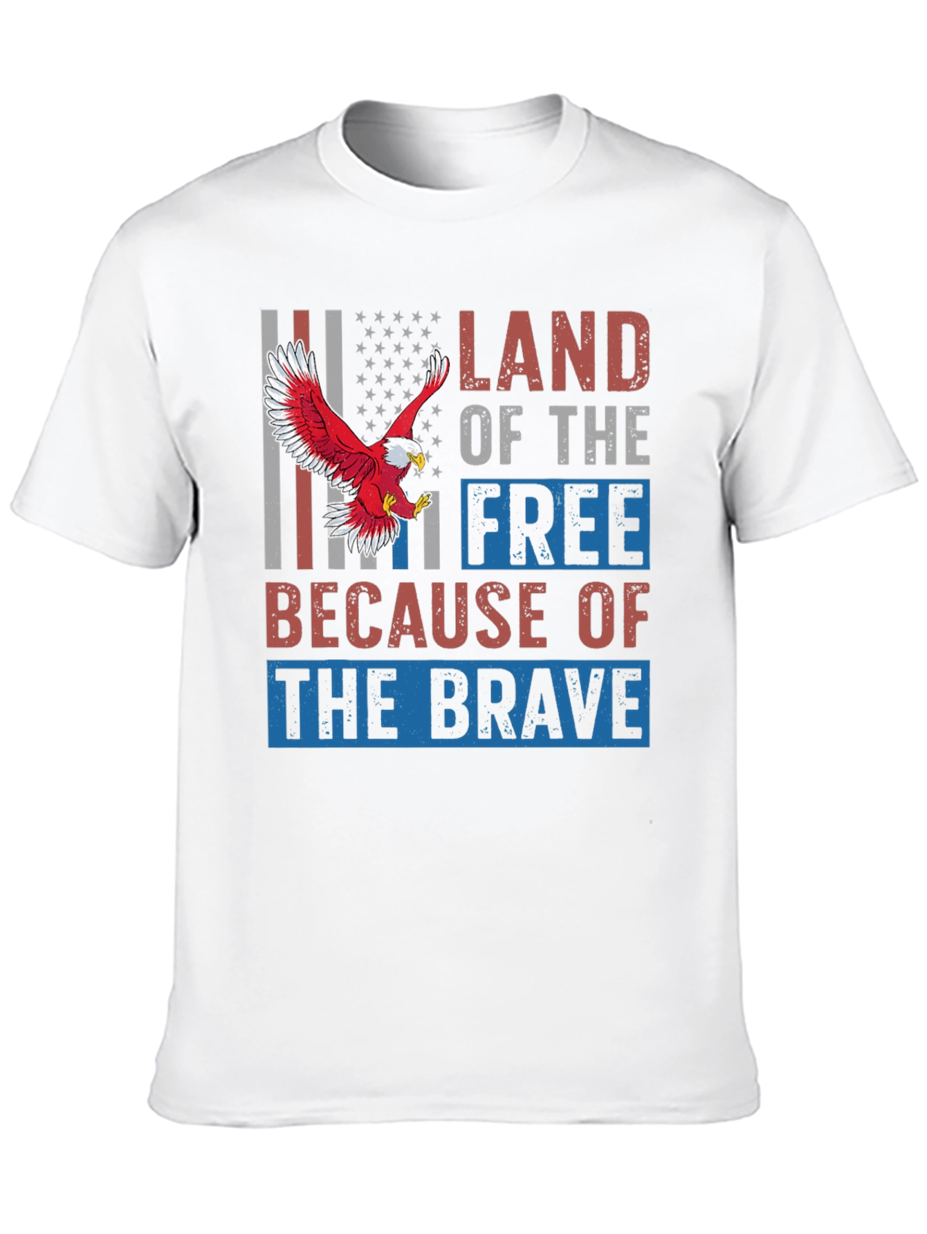 Land of the Free Patriotic Eagle T-Shirt