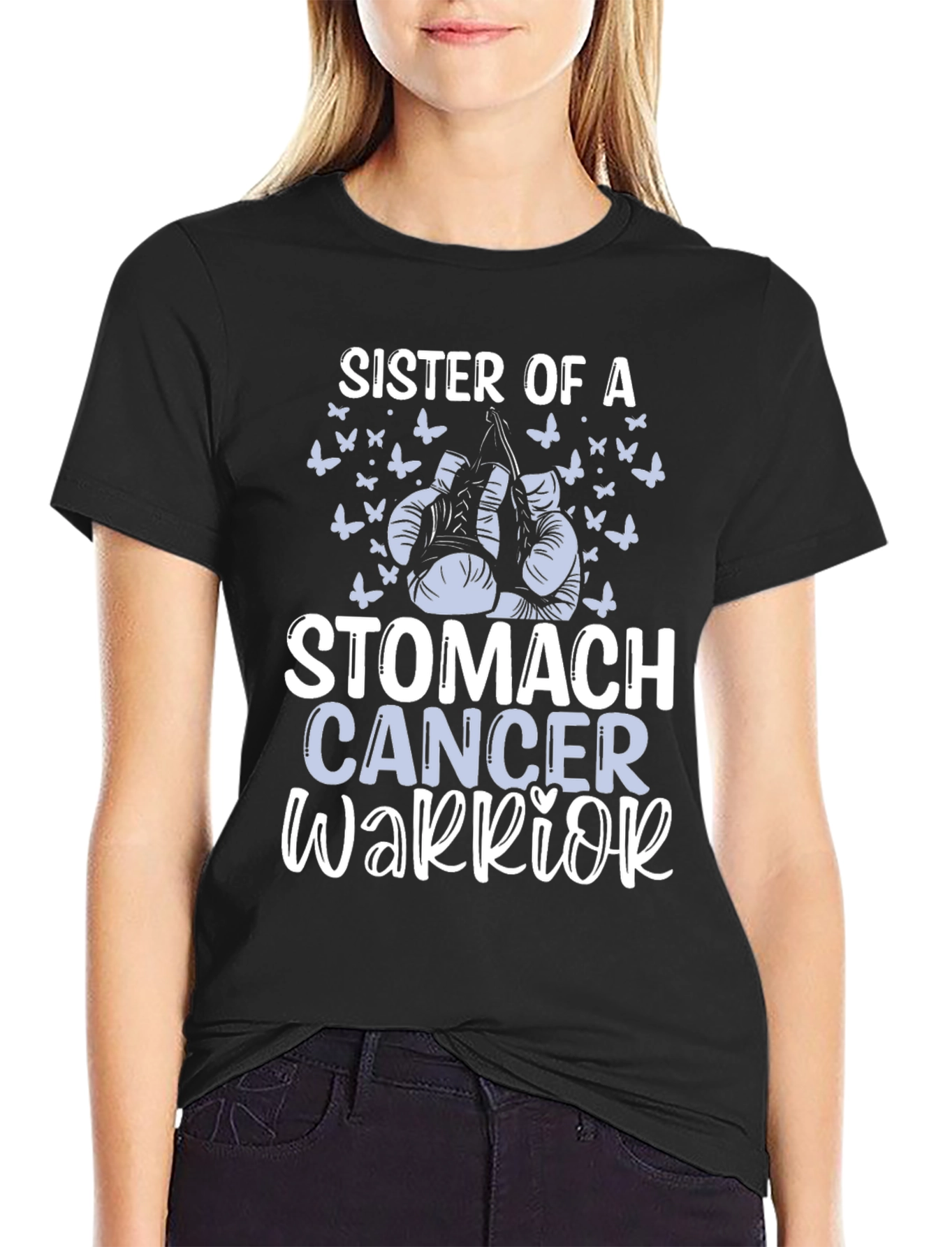 Sister of a Stomach Cancer Warrior T-Shirt