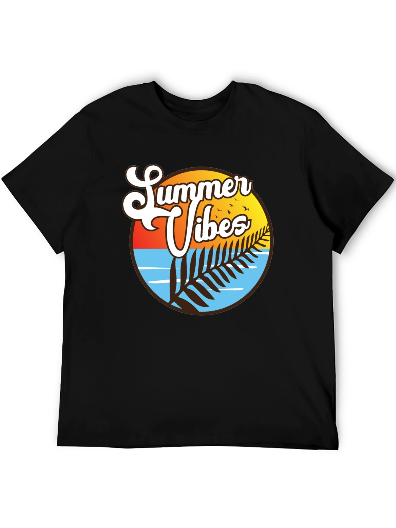 Summer Vibes T-Shirt - Tropical Design