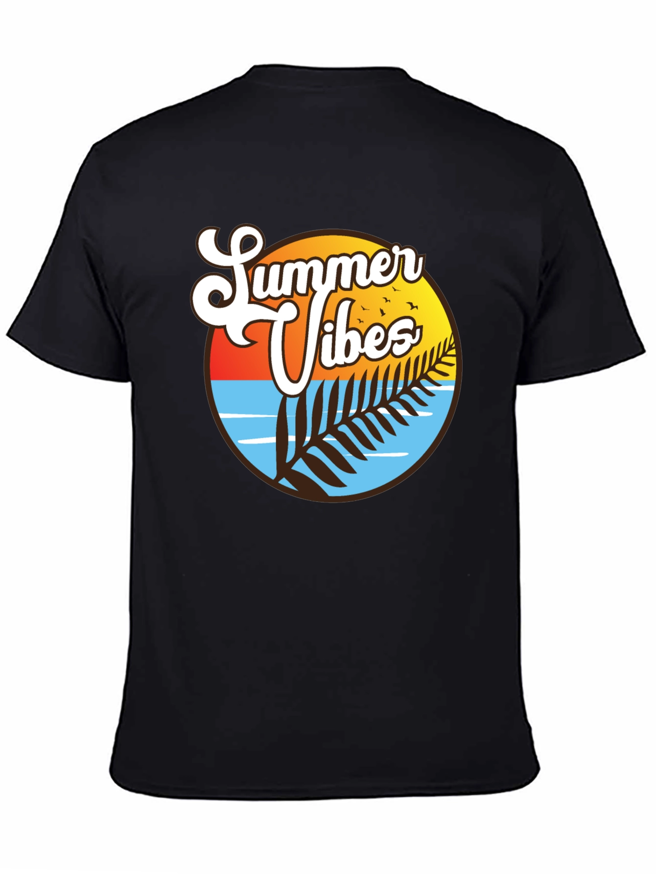 Summer Vibes T-Shirt - Tropical Design