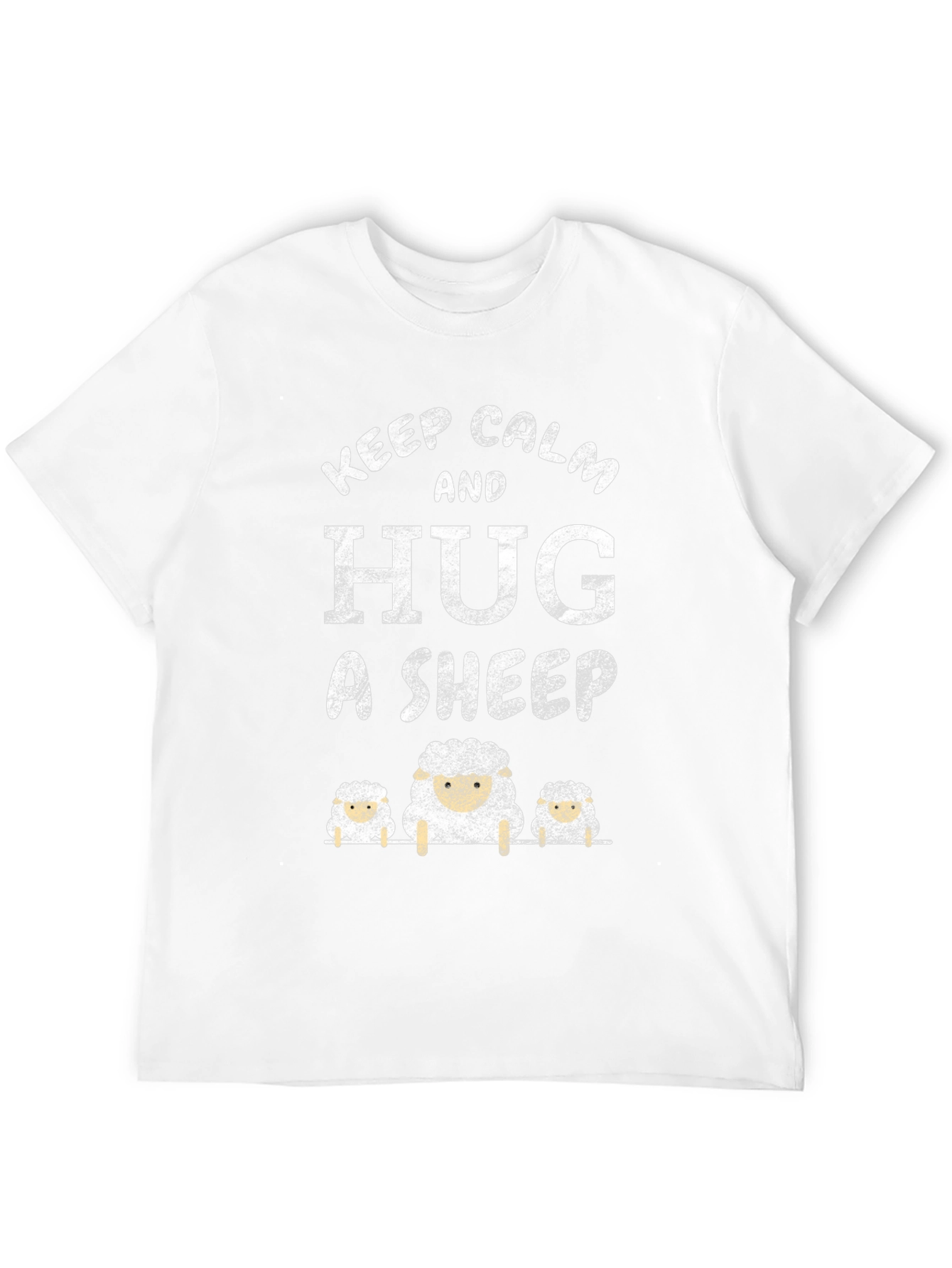 Keep Calm and Hug A Sheep Graphic Tee