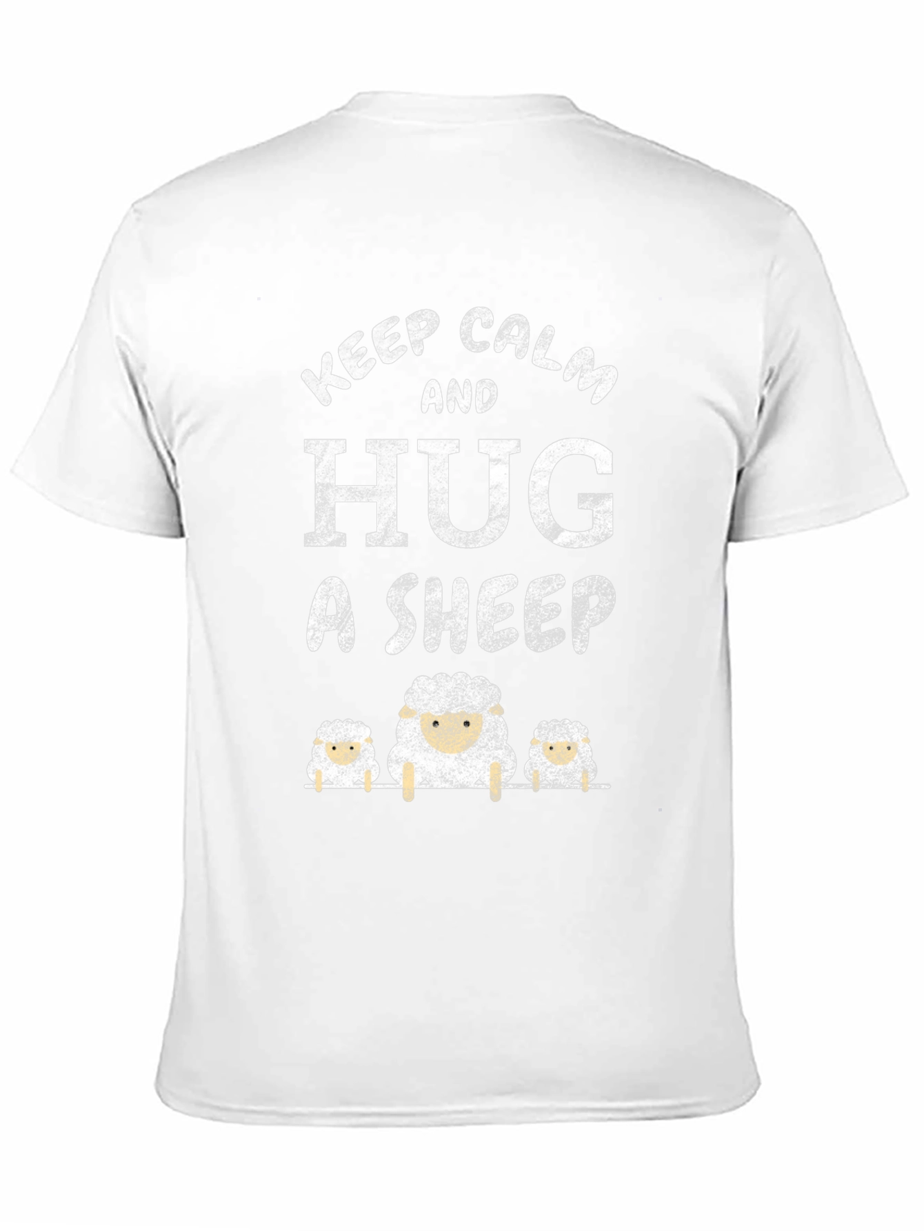 Keep Calm and Hug A Sheep Graphic Tee