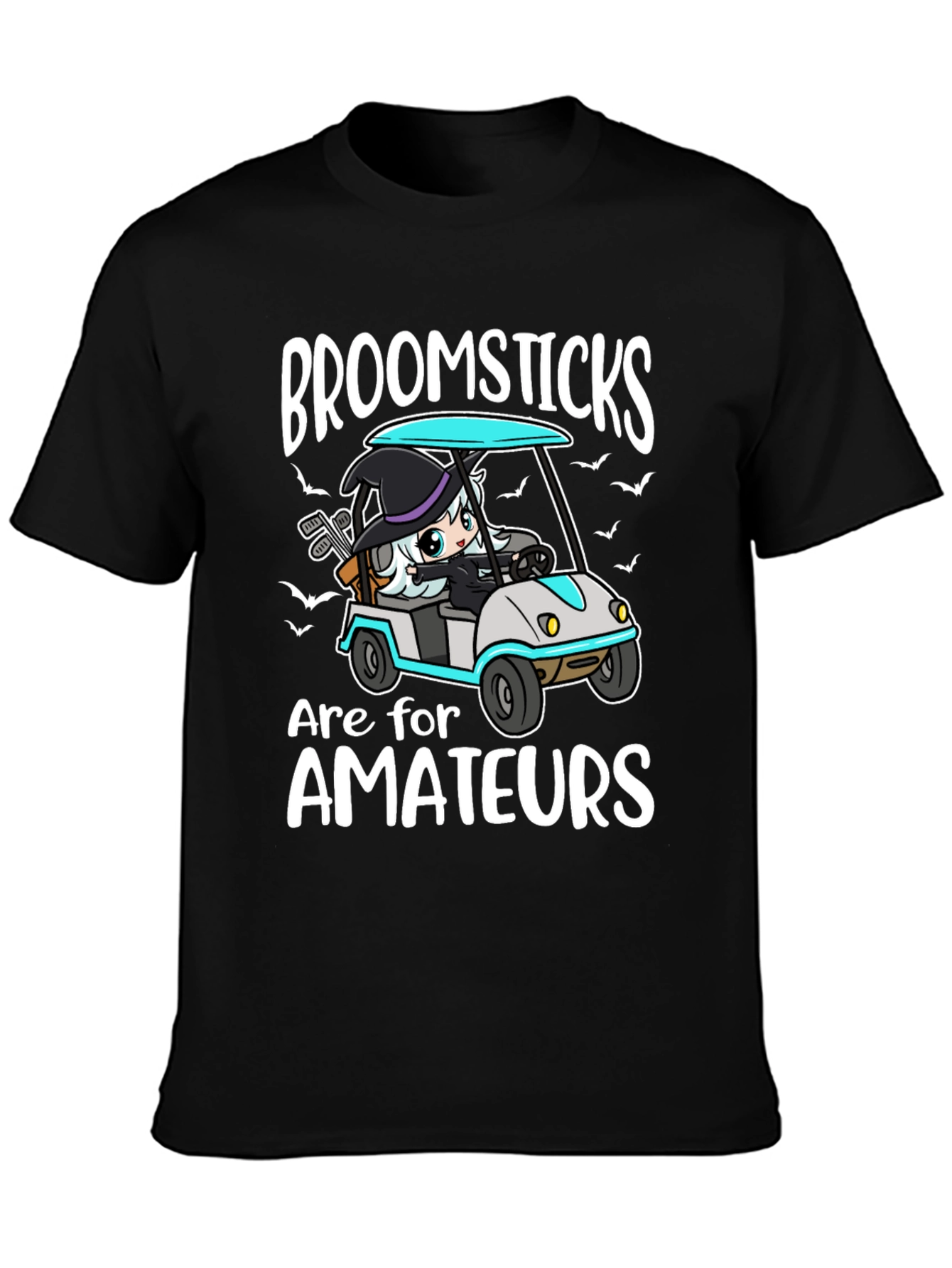Broomsticks are for Amateurs Funny Halloween T-Shirt