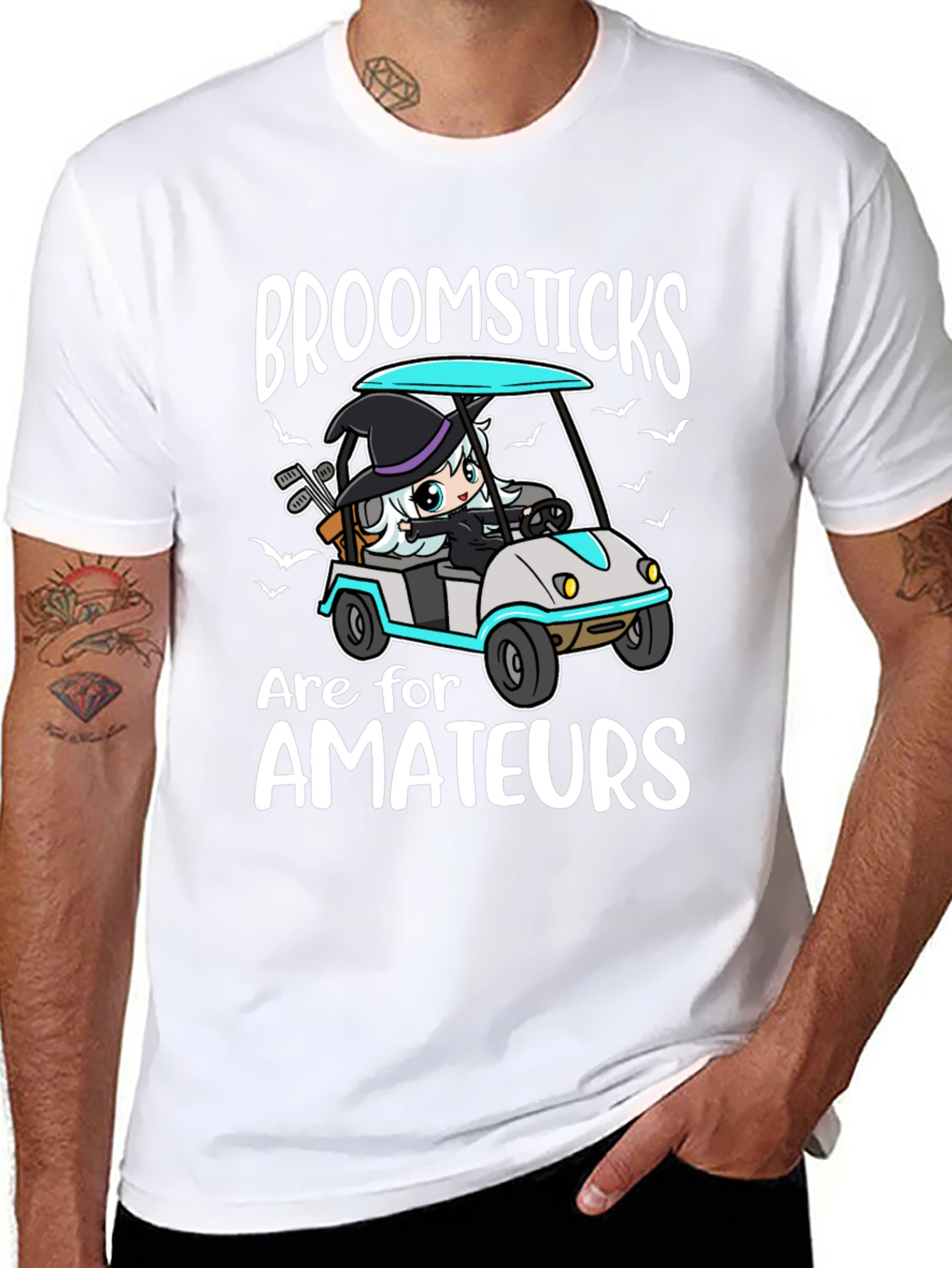 Broomsticks are for Amateurs Funny Halloween T-Shirt