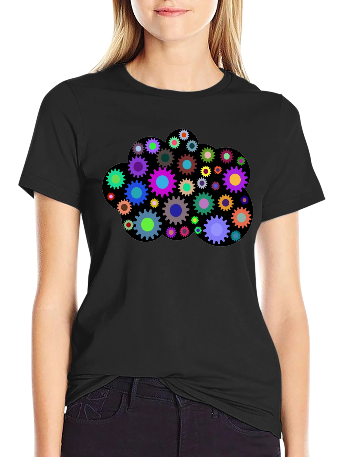 Colorful Gear Cloud T-Shirt