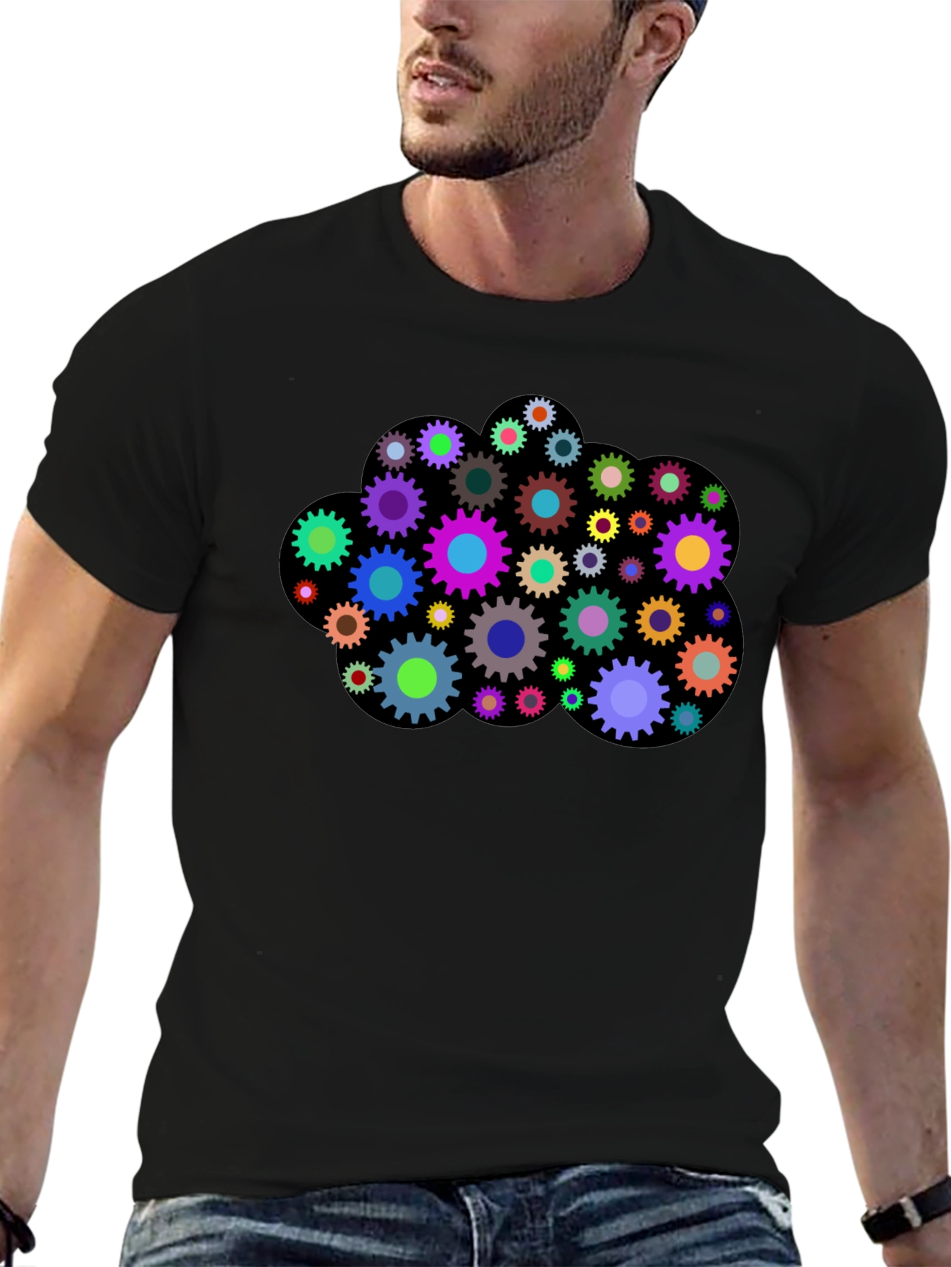 Colorful Gear Cloud T-Shirt
