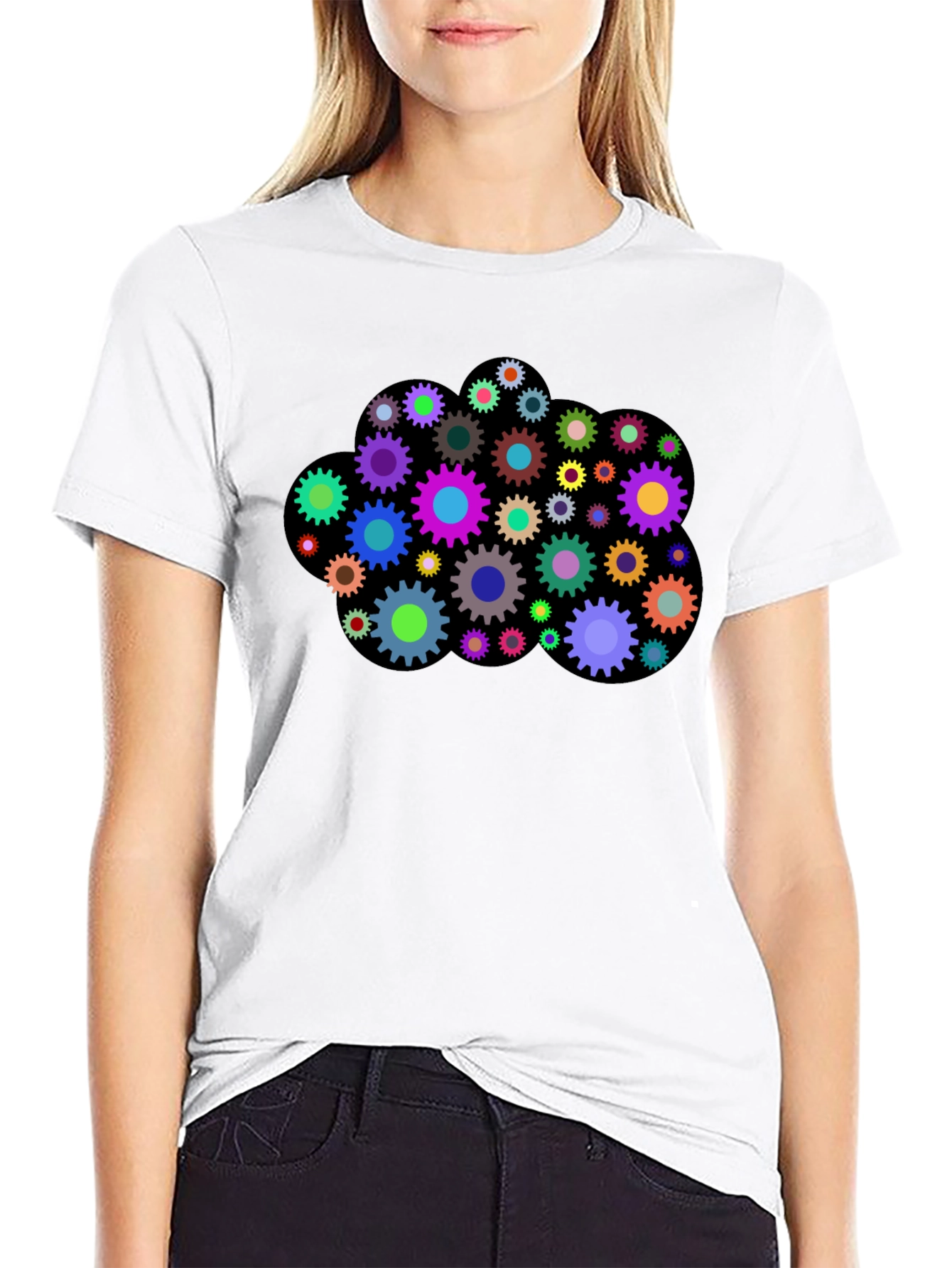 Colorful Gear Cloud T-Shirt