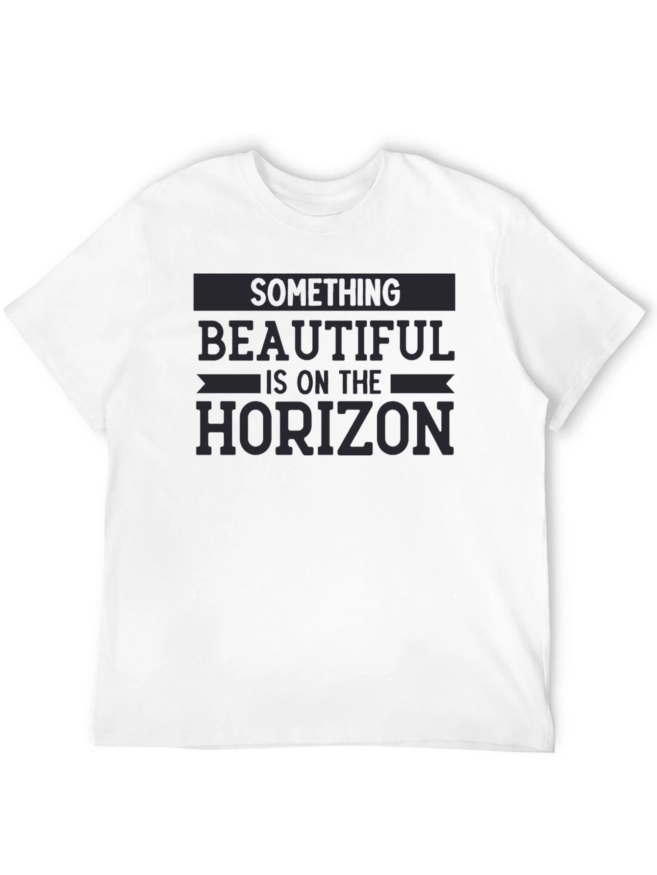 Beautiful Horizon Graphic Tee - Soft Black T-Shirt