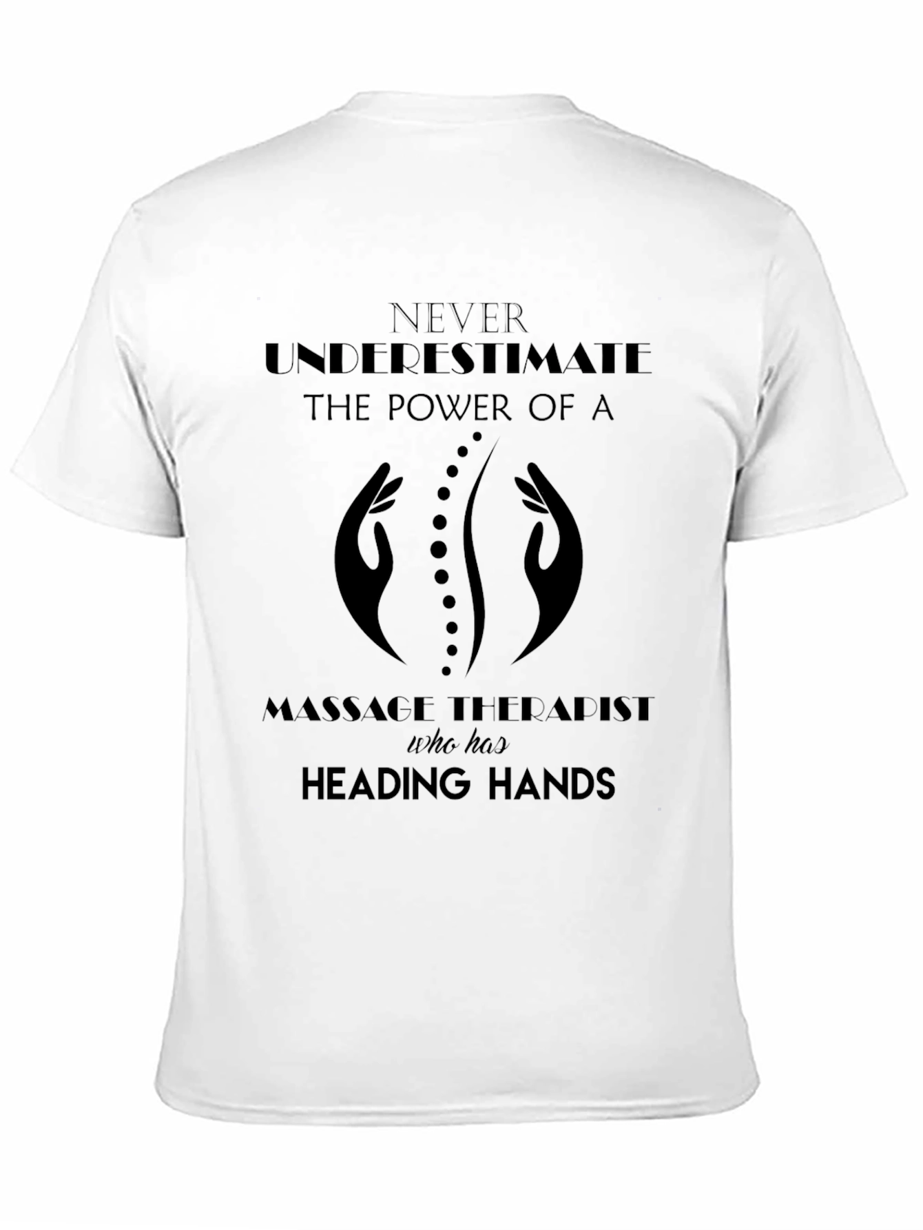 Massage Therapist T-Shirt - Healing Hands Design