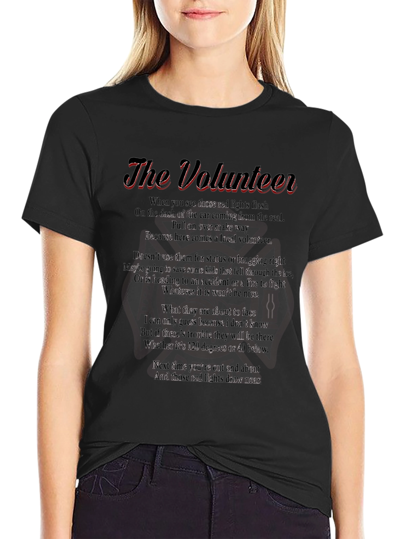 The Volunteer Poem Graphic Tee