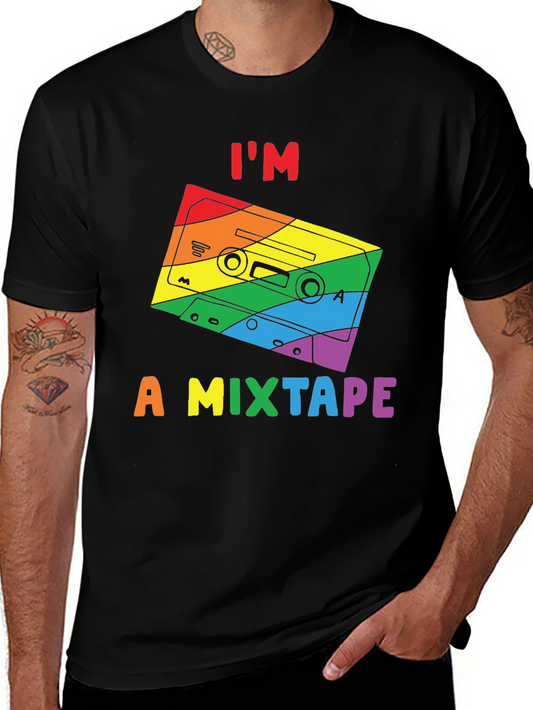 LGBTQ+ Pride Im a Mixtape Graphic Tee