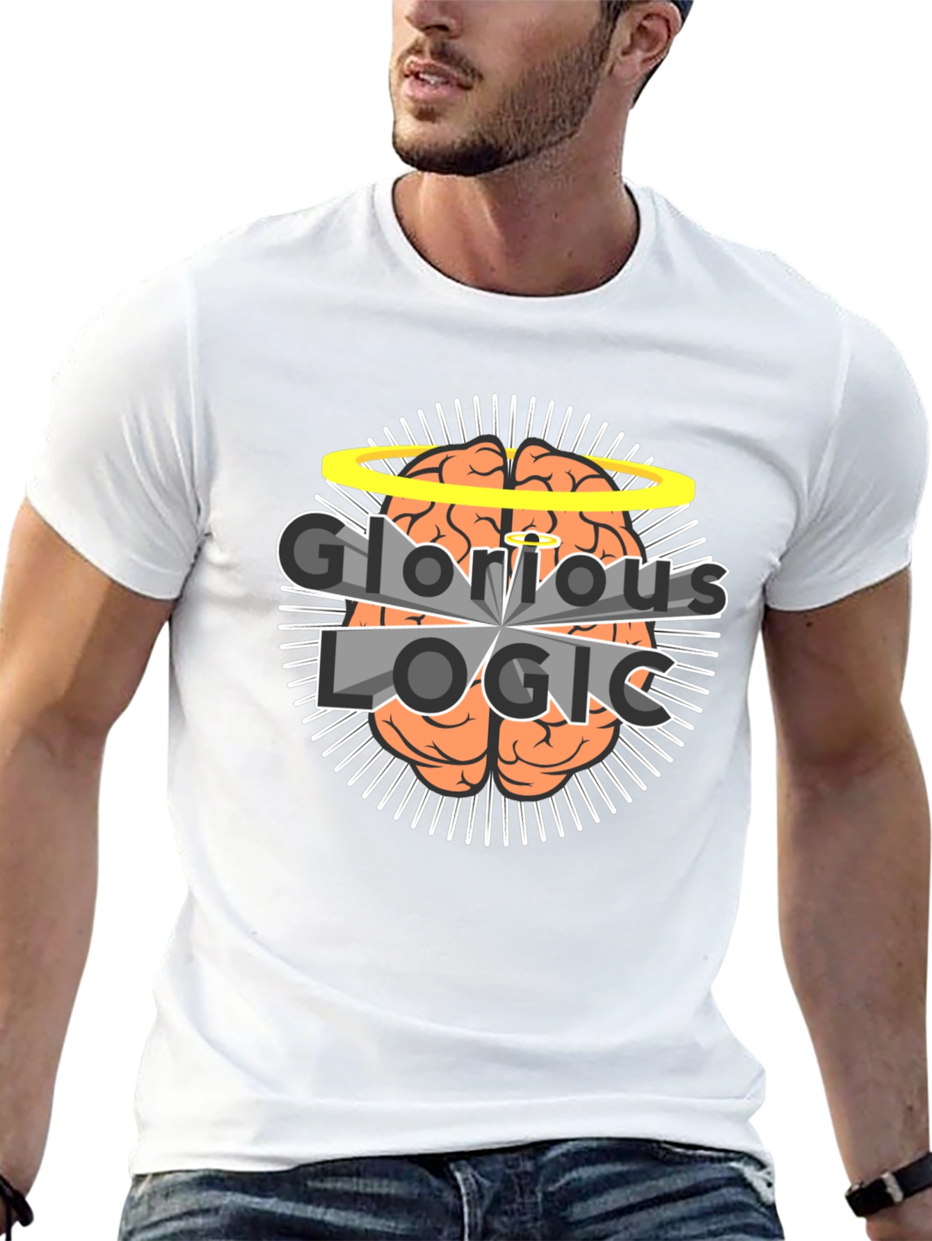 Glorious Logic T-Shirt - Brain Design