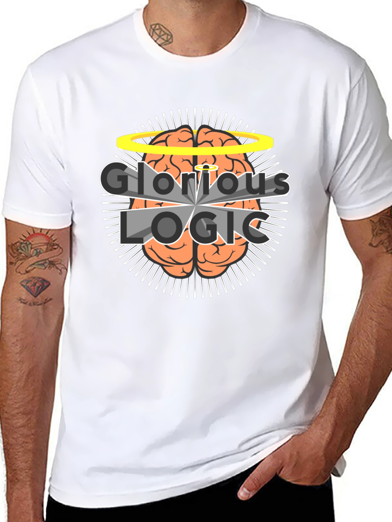 Glorious Logic T-Shirt - Brain Design