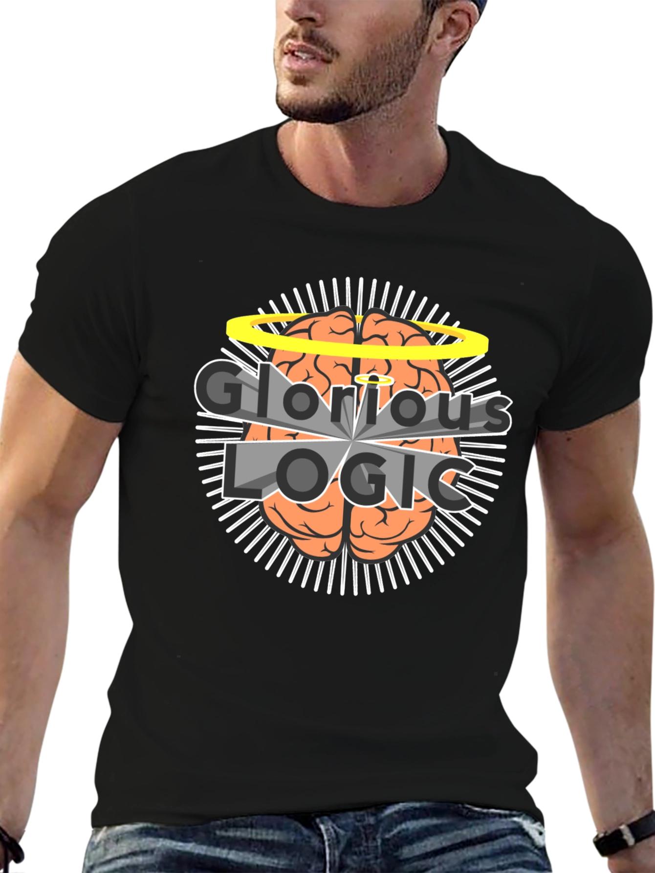Glorious Logic T-Shirt - Brain Design