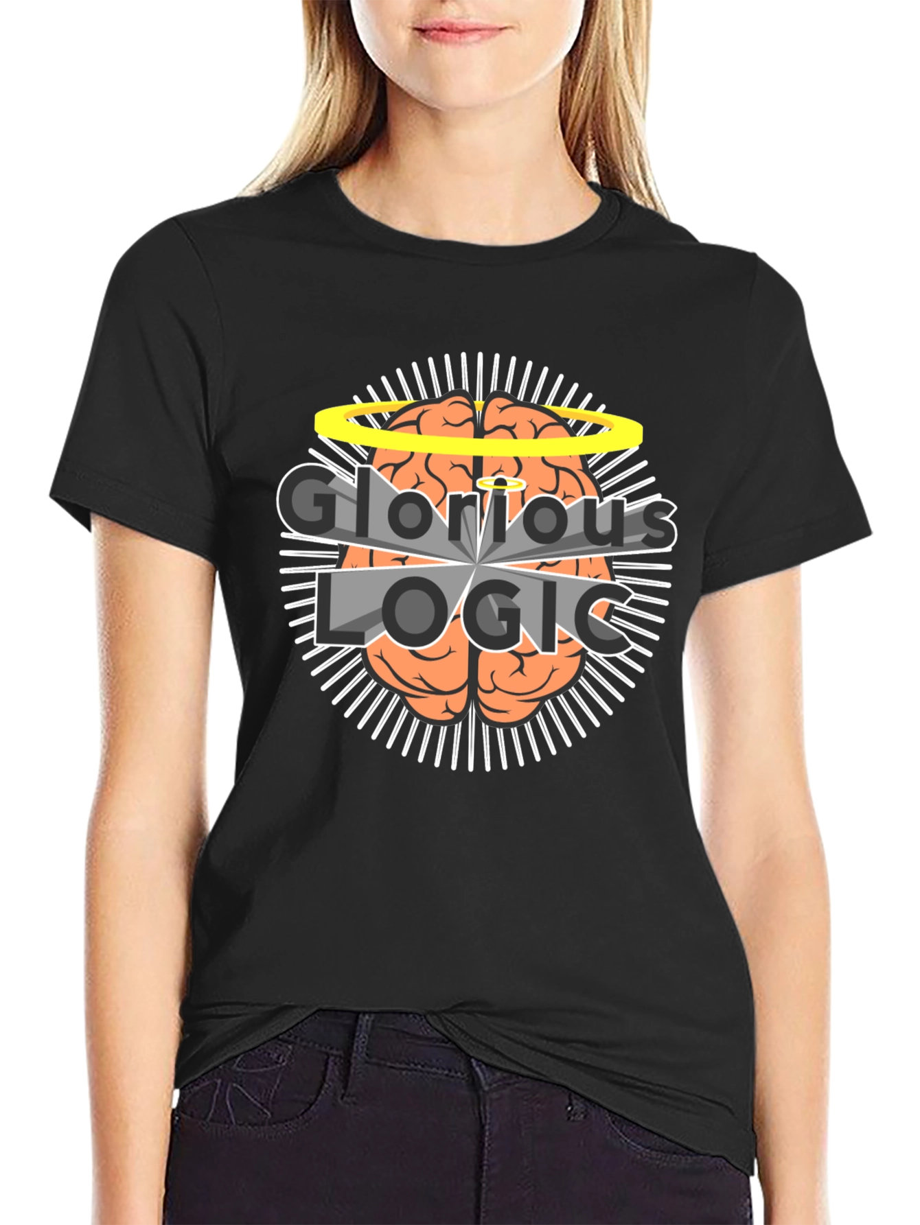 Glorious Logic T-Shirt - Brain Design