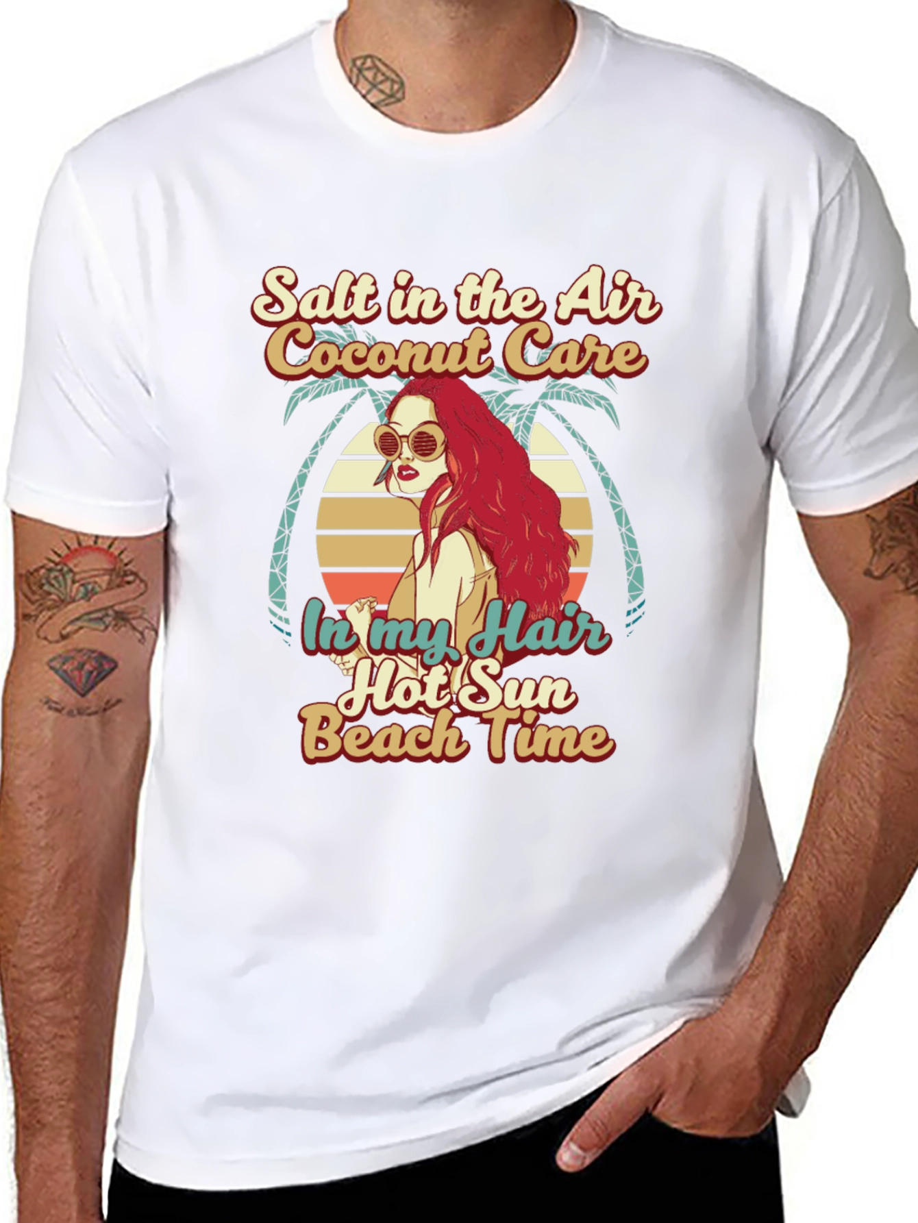 Salt Air Coconut Care Beach T-Shirt