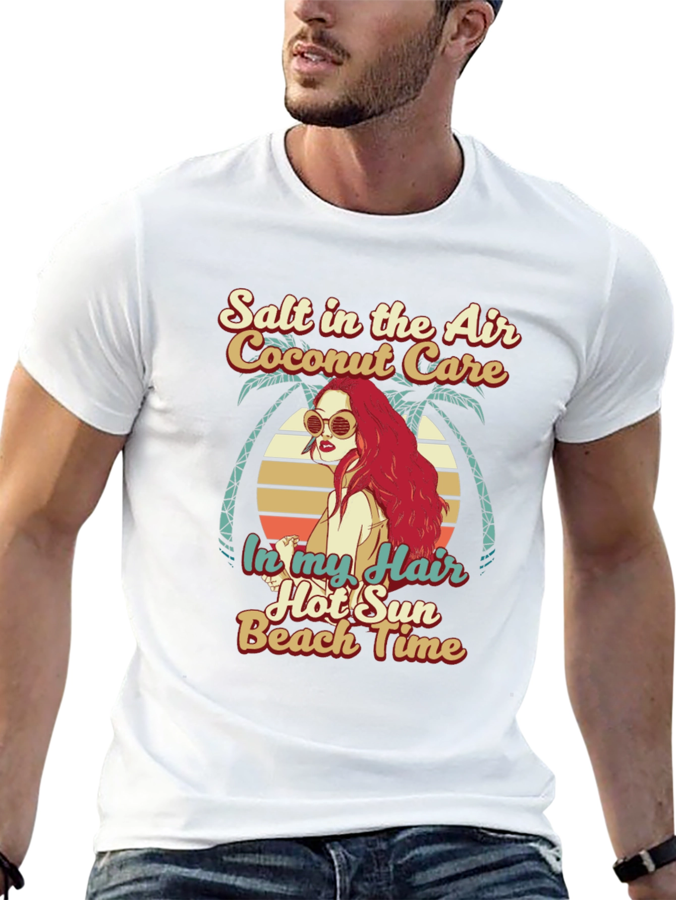Salt Air Coconut Care Beach T-Shirt