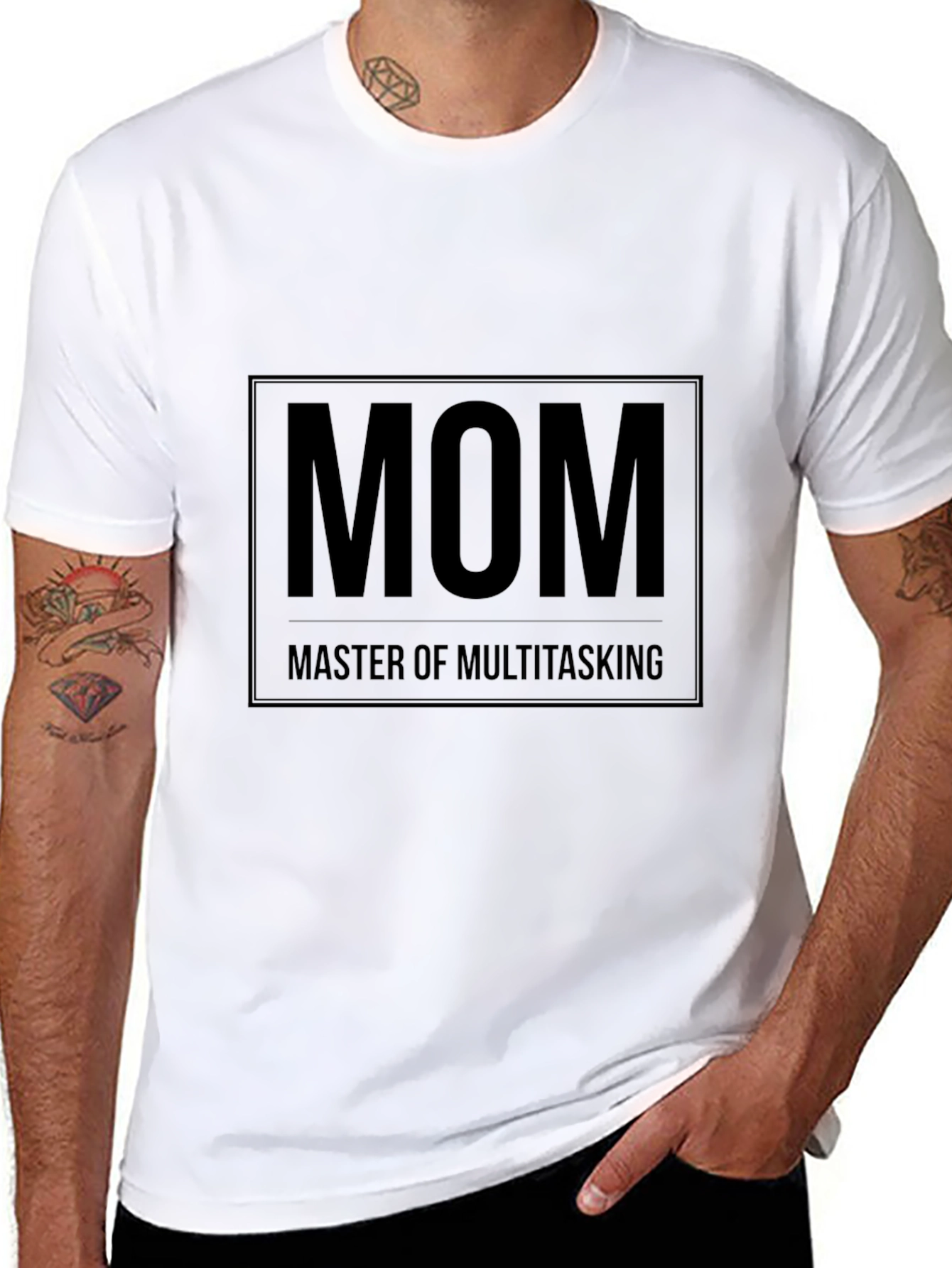 Mom Master of Multitasking Black T-Shirt