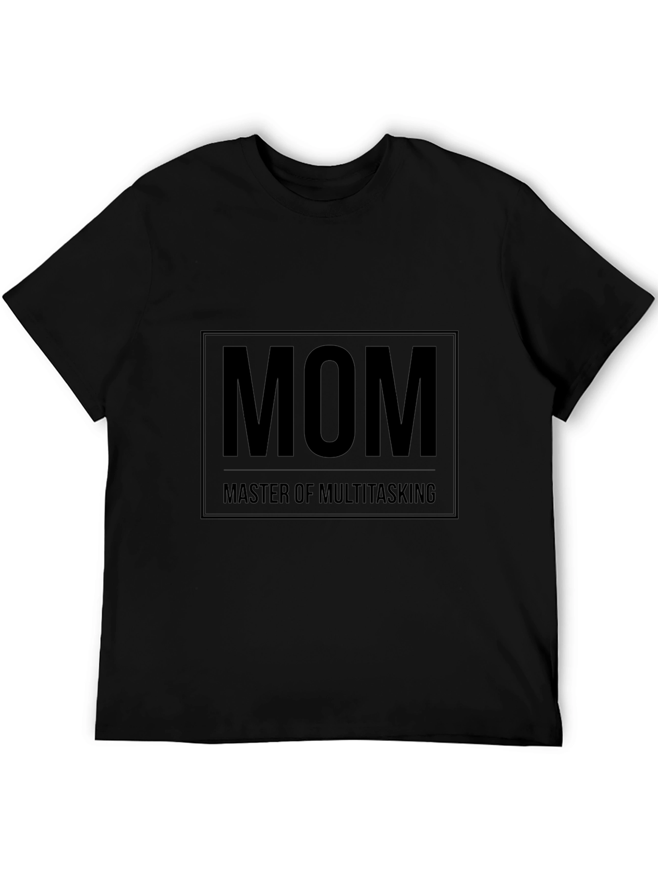 Mom Master of Multitasking Black T-Shirt