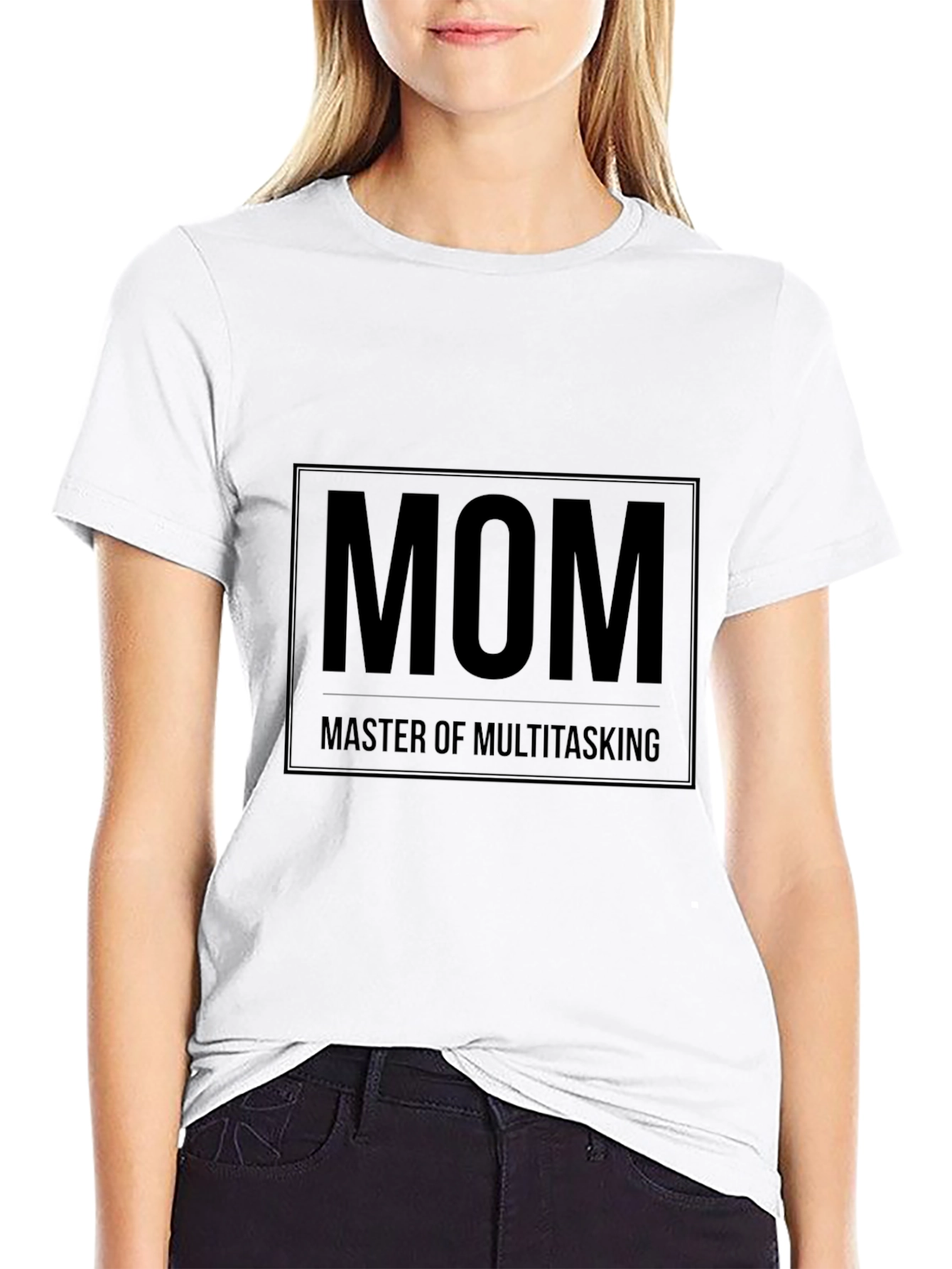 Mom Master of Multitasking Black T-Shirt