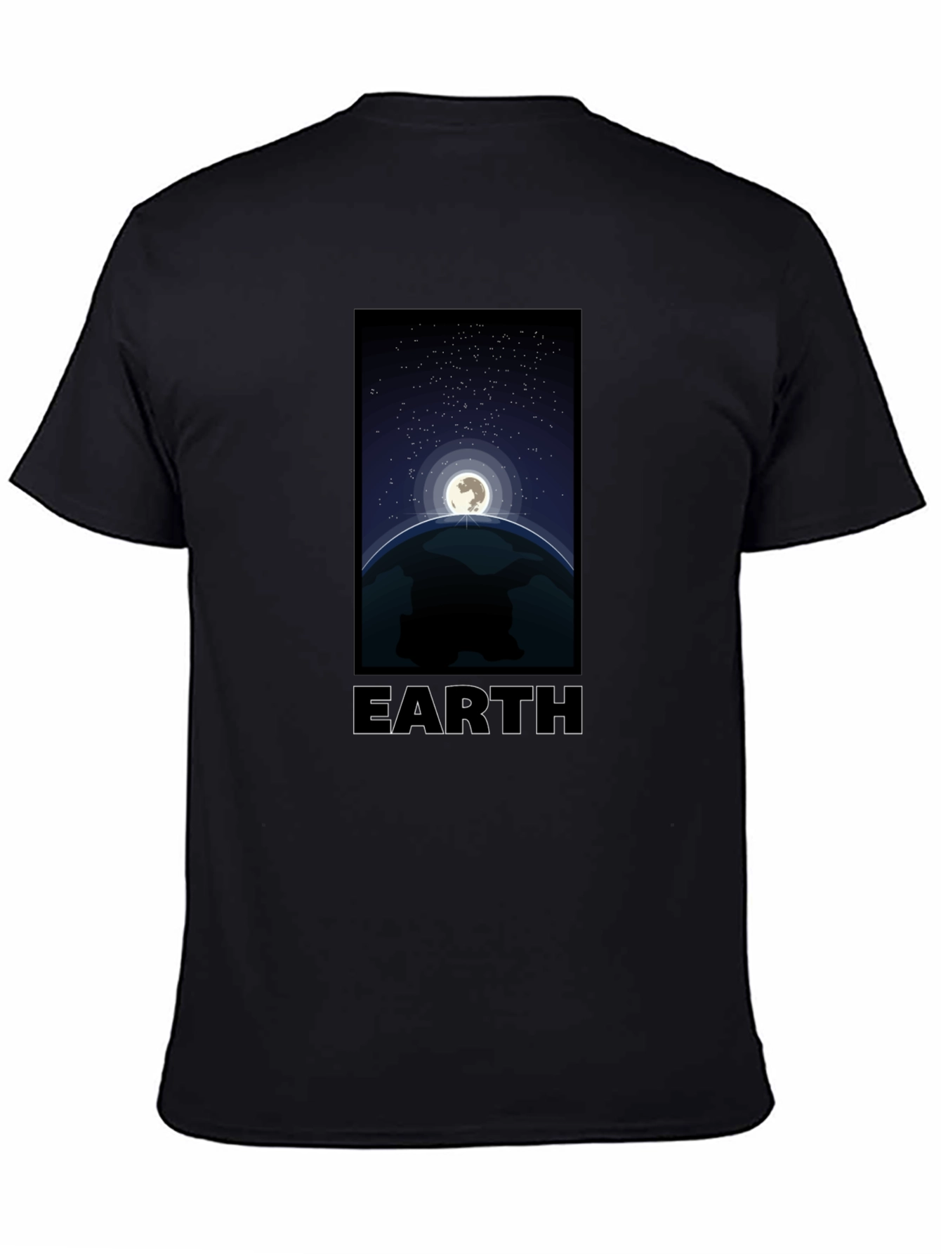 Earth Graphic T-Shirt - Night Sky Design