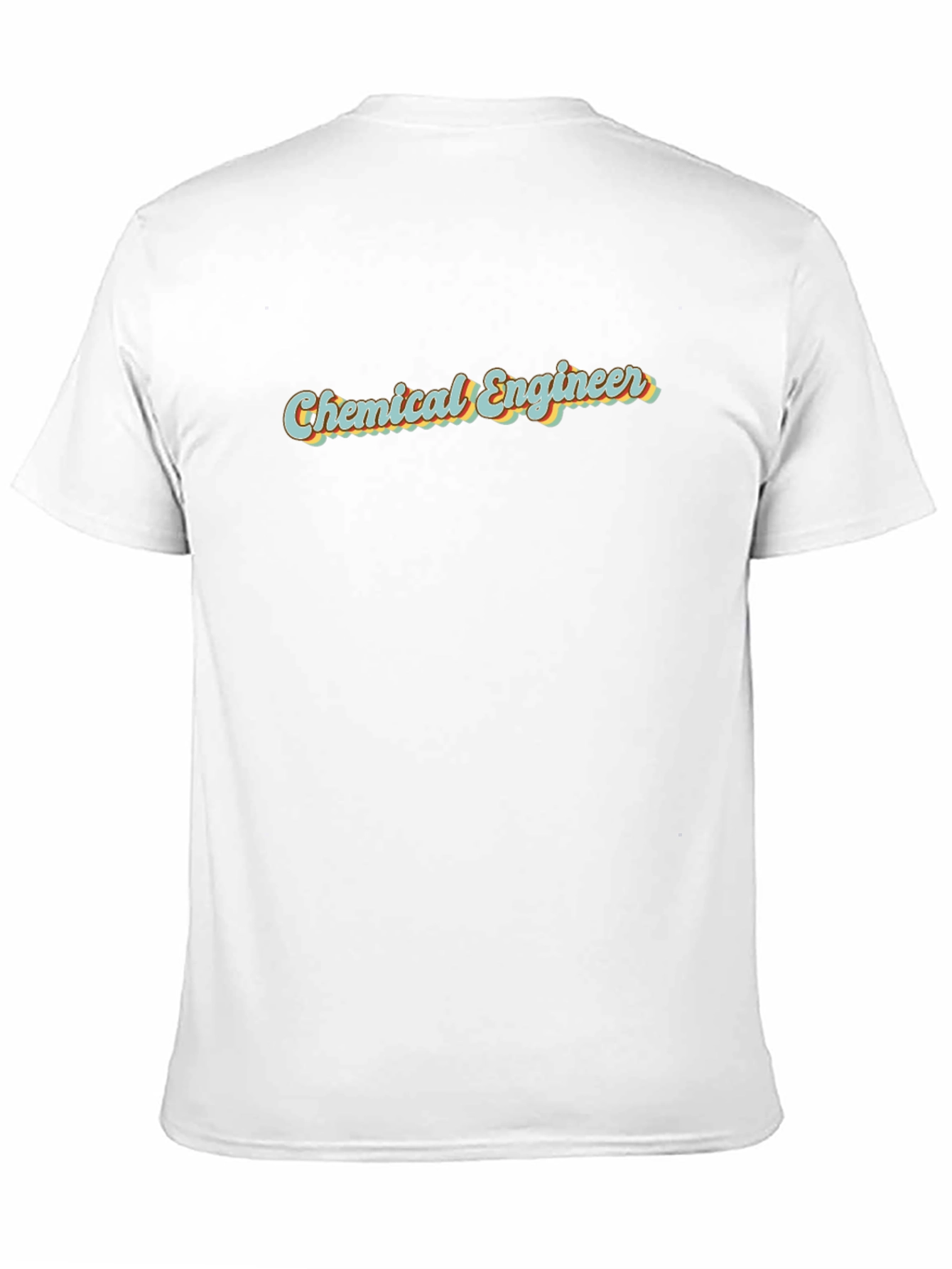 Chemical Engineer Retro T-Shirt - Black Cotton Tee